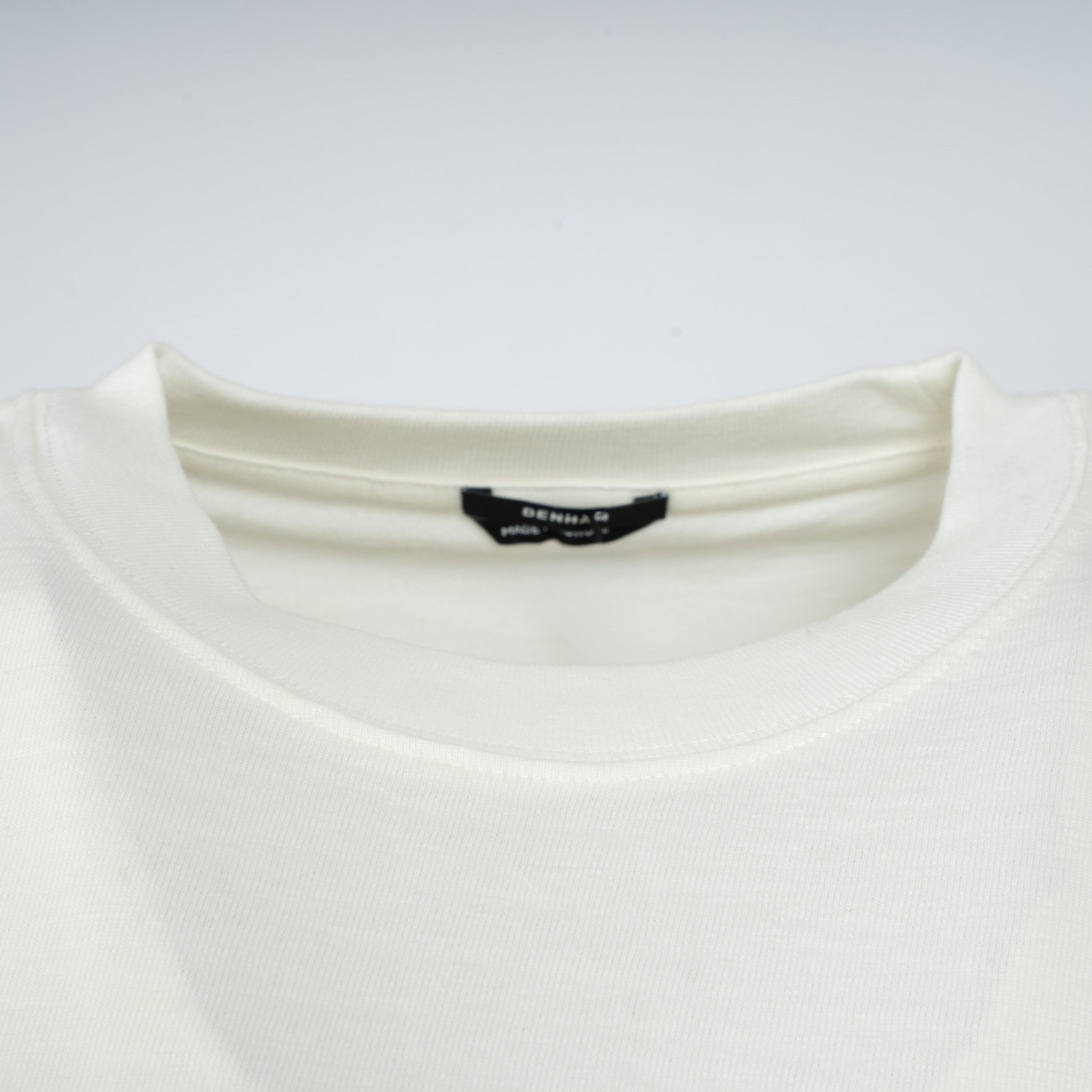 Denham T-Shirt met Backprint Creme | Royal Oak Tee