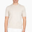 Gran Sasso Gebreid T-Shirt Beige | Egyptian Cotton
