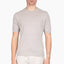 Gran Sasso Gebreid T-Shirt Beige | Linnen & Cotton