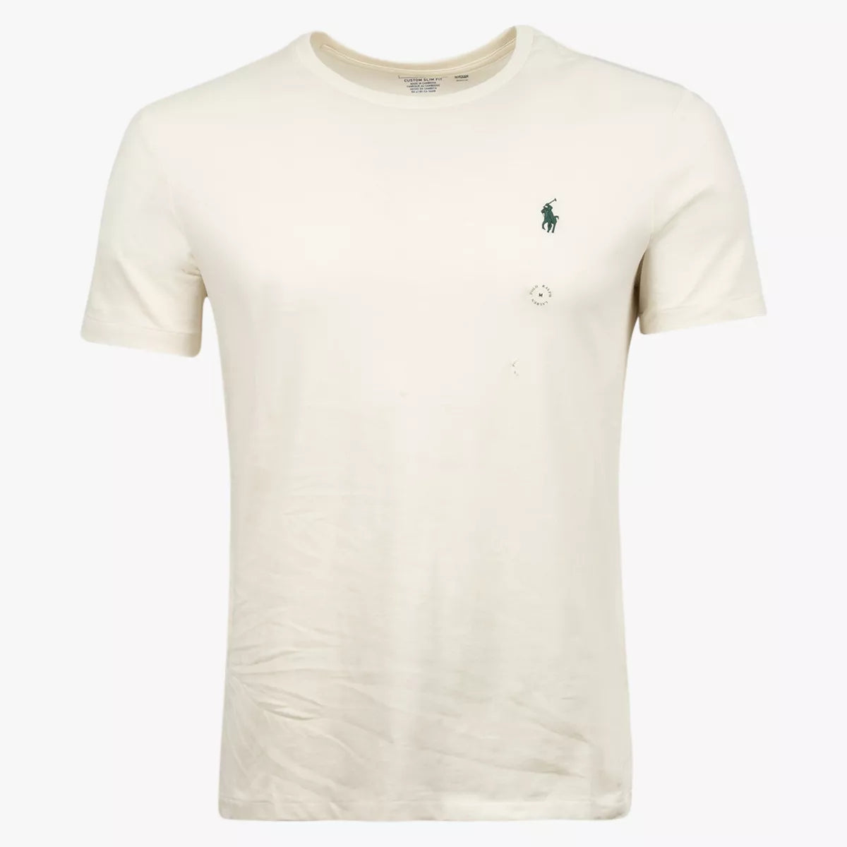 Ralph Lauren T-Shirt Creme | Custom Slim Fit