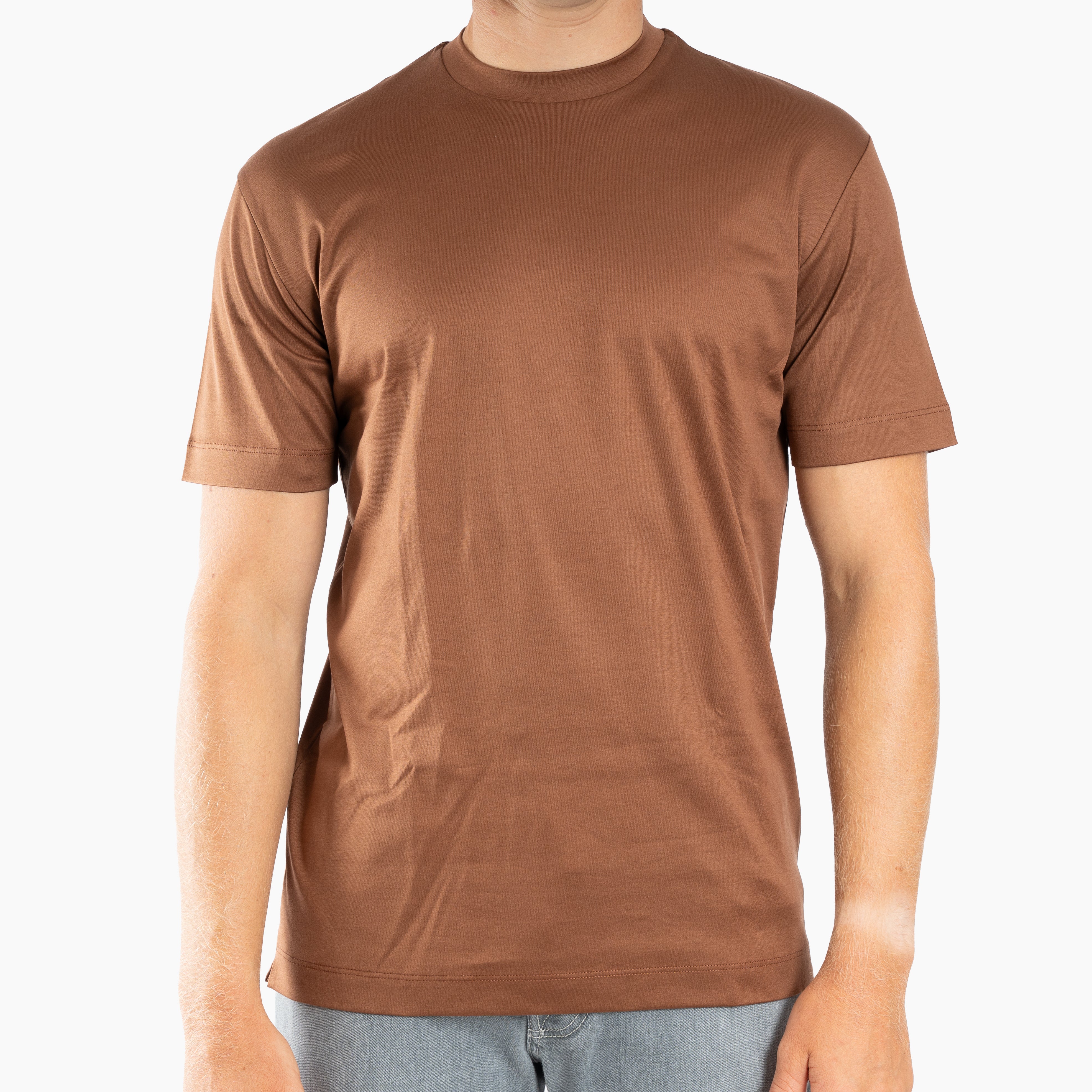 Valenza T-Shirt Brique Interlock Supima Cotton Gentlemen Mode