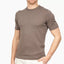 Gran Sasso T-Shirt Taupe | Egyptian Giza Cotton Knit