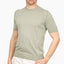 Gran Sasso T-Shirt Lichtgroen | Organic Cotton Knit