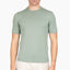 Gran Sasso Gebreid T-Shirt Groen | Egyptian Cotton