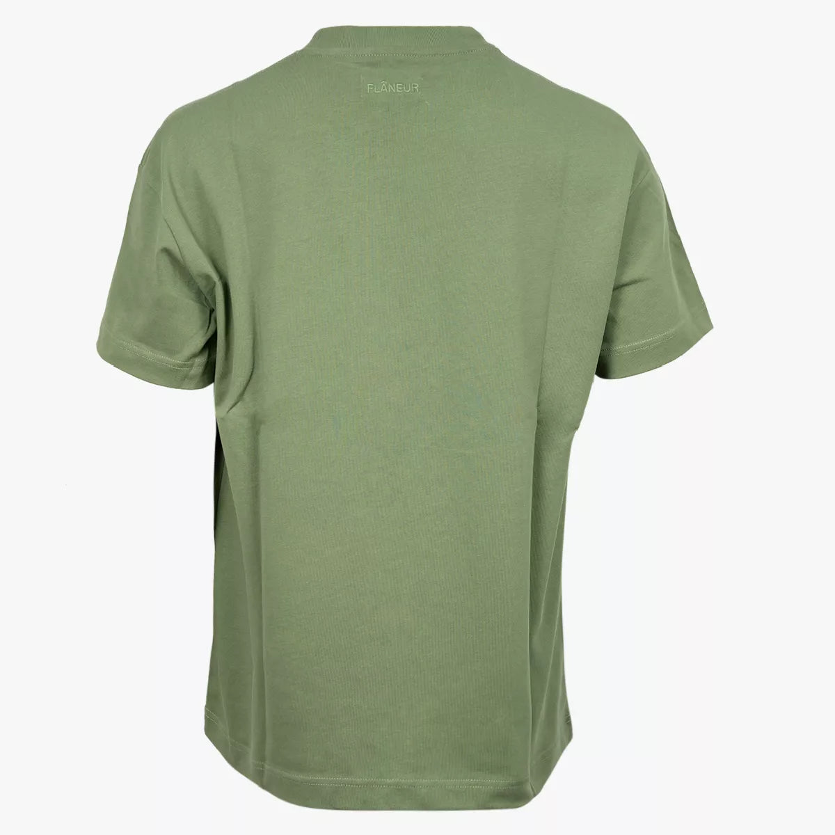 Flaneur Shirt Groen | Logo T-Shirt