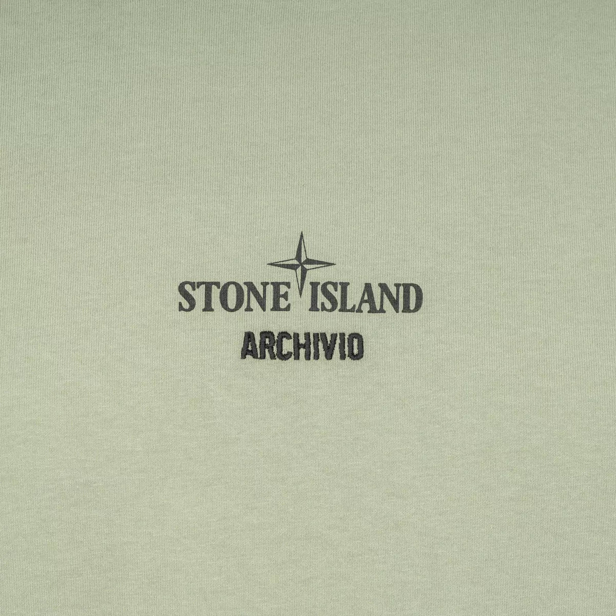 Stone Island Shirt met Backprint Lichtgroen | Archivio Project Gesso