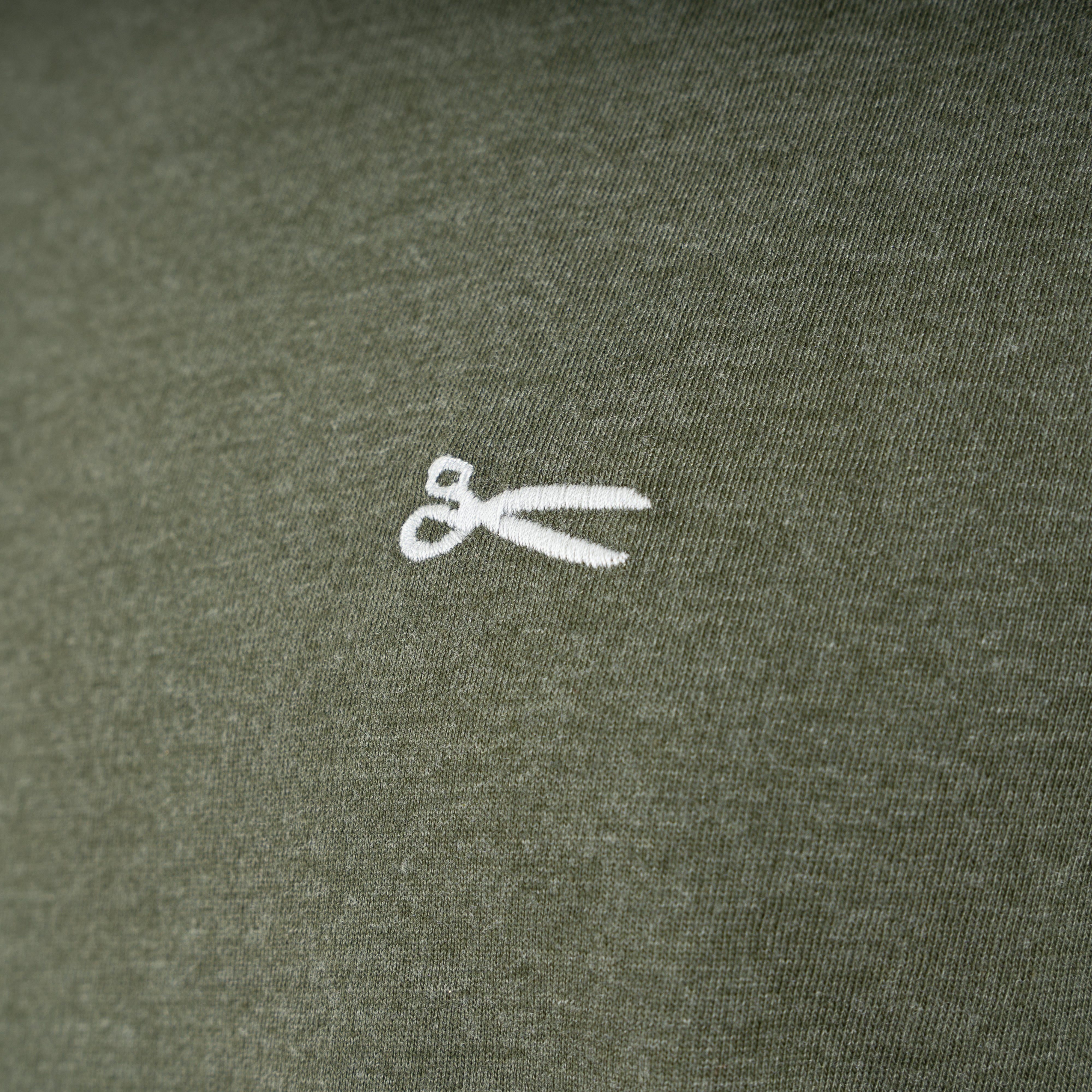 Denham T-Shirt Groen | Scissor Tee