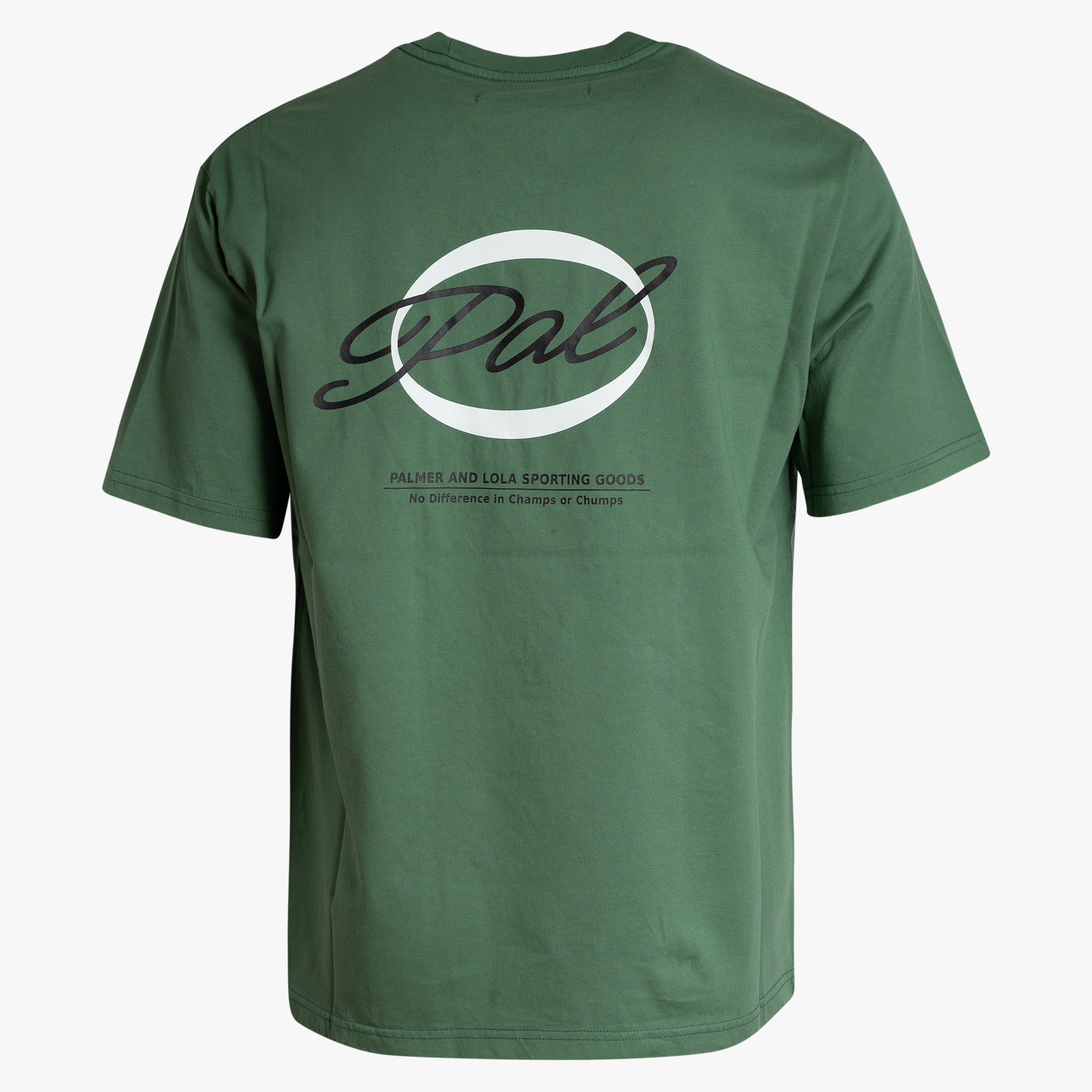 Pal Sporting Goods T-Shirt Backprint Groen | Worlds Tee