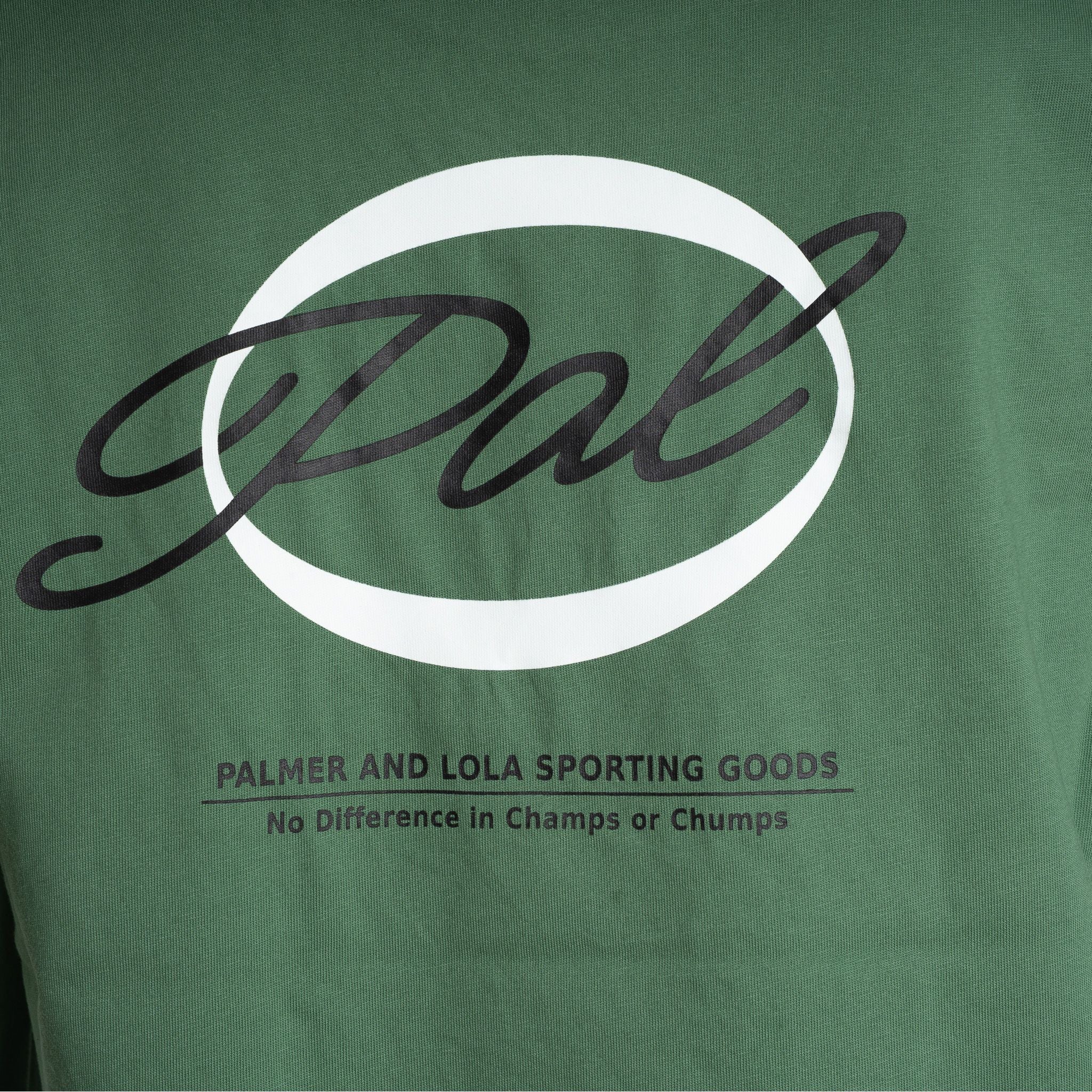 Pal Sporting Goods T-Shirt Backprint Groen | Worlds Tee