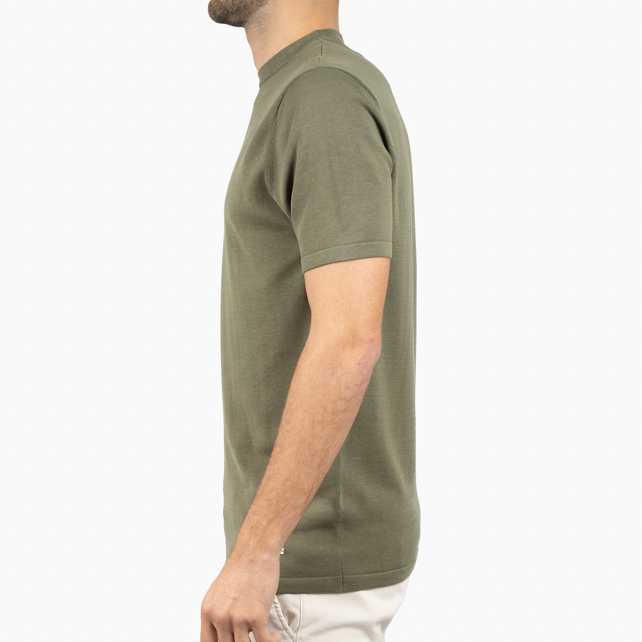 SEVEN DIALS Gebreid T-Shirt Groen | Faun