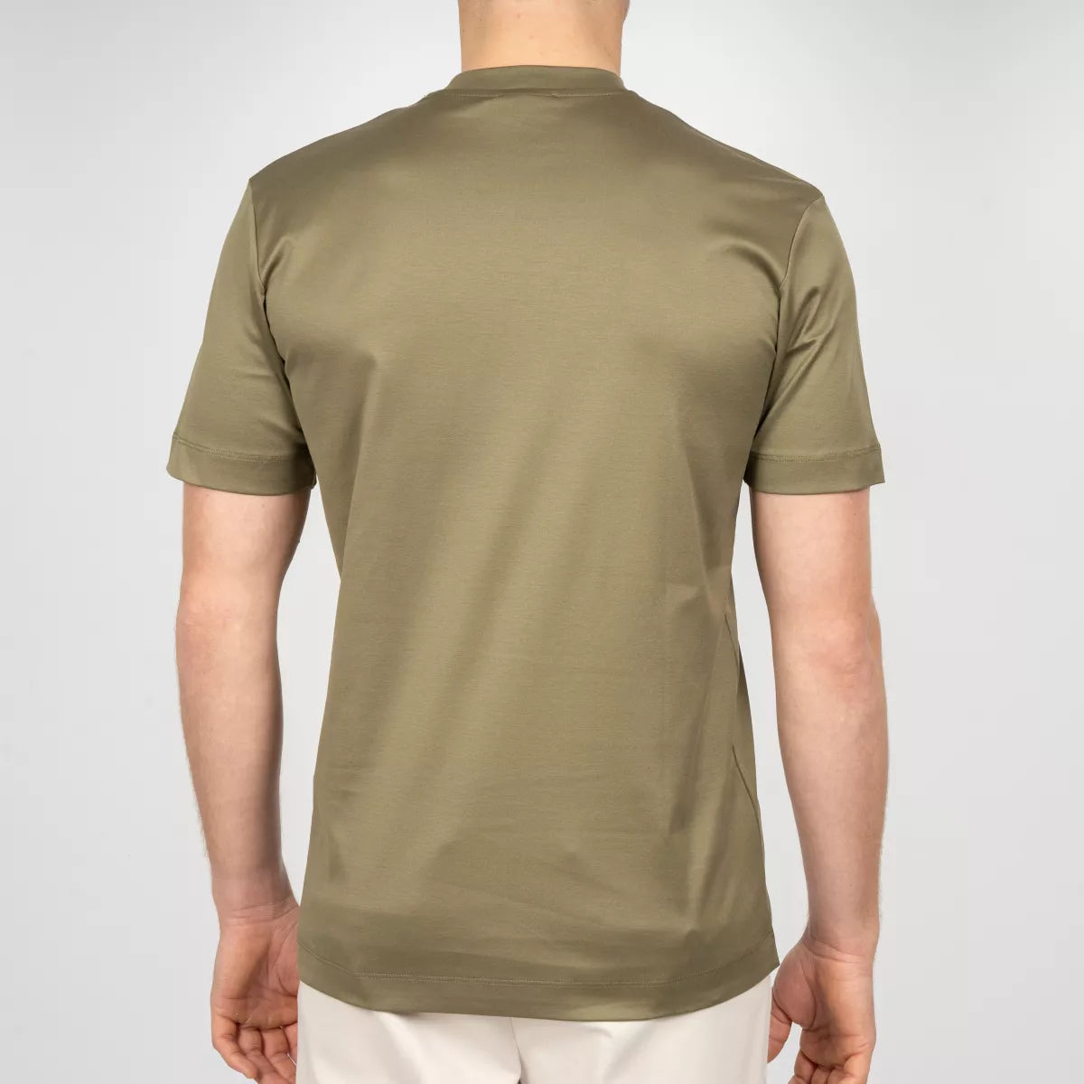 Valenza T-Shirt Legergroen | Interlock Supima Cotton