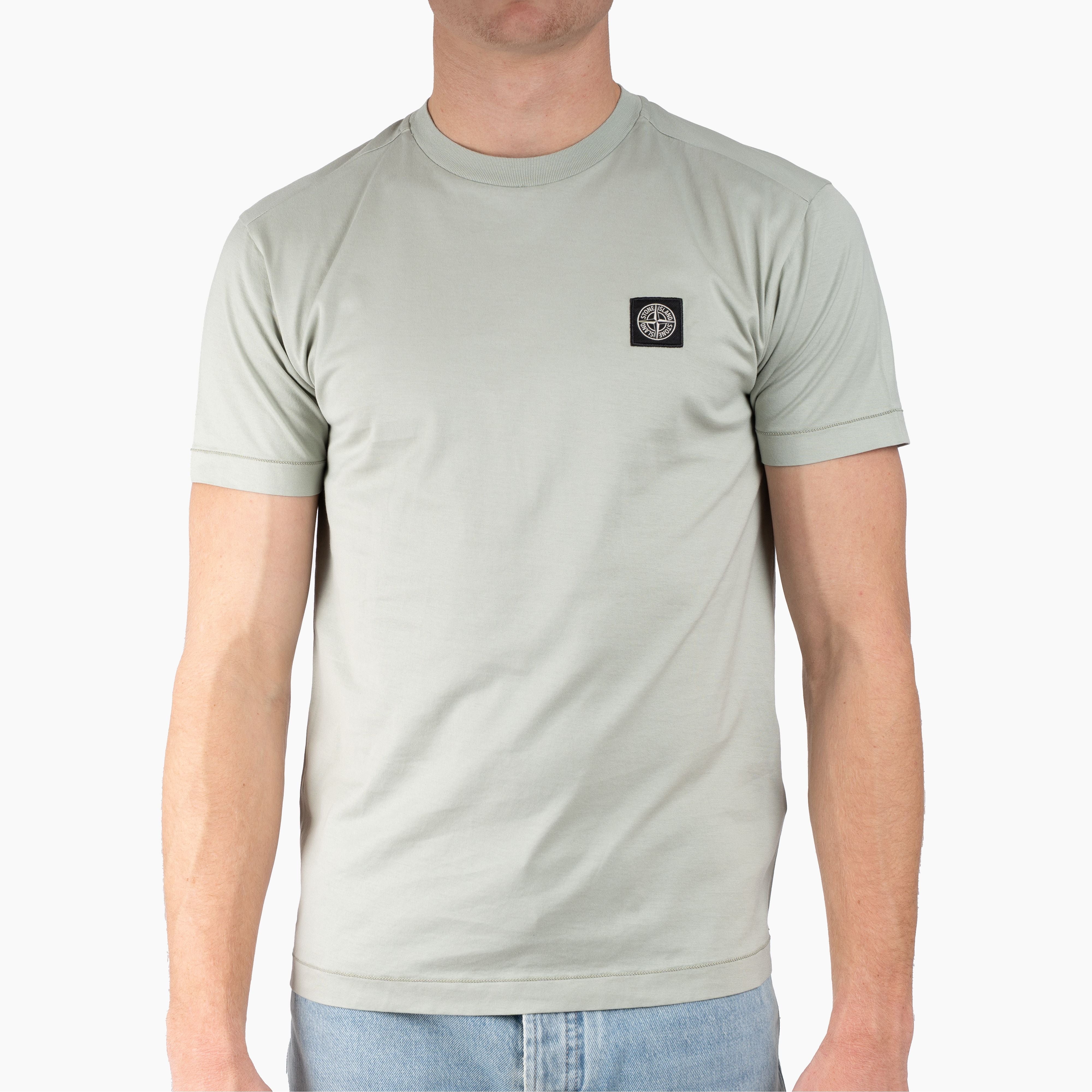 Stone Island T-Shirt Lichtgroen | 60/2 Cotton Jersey
