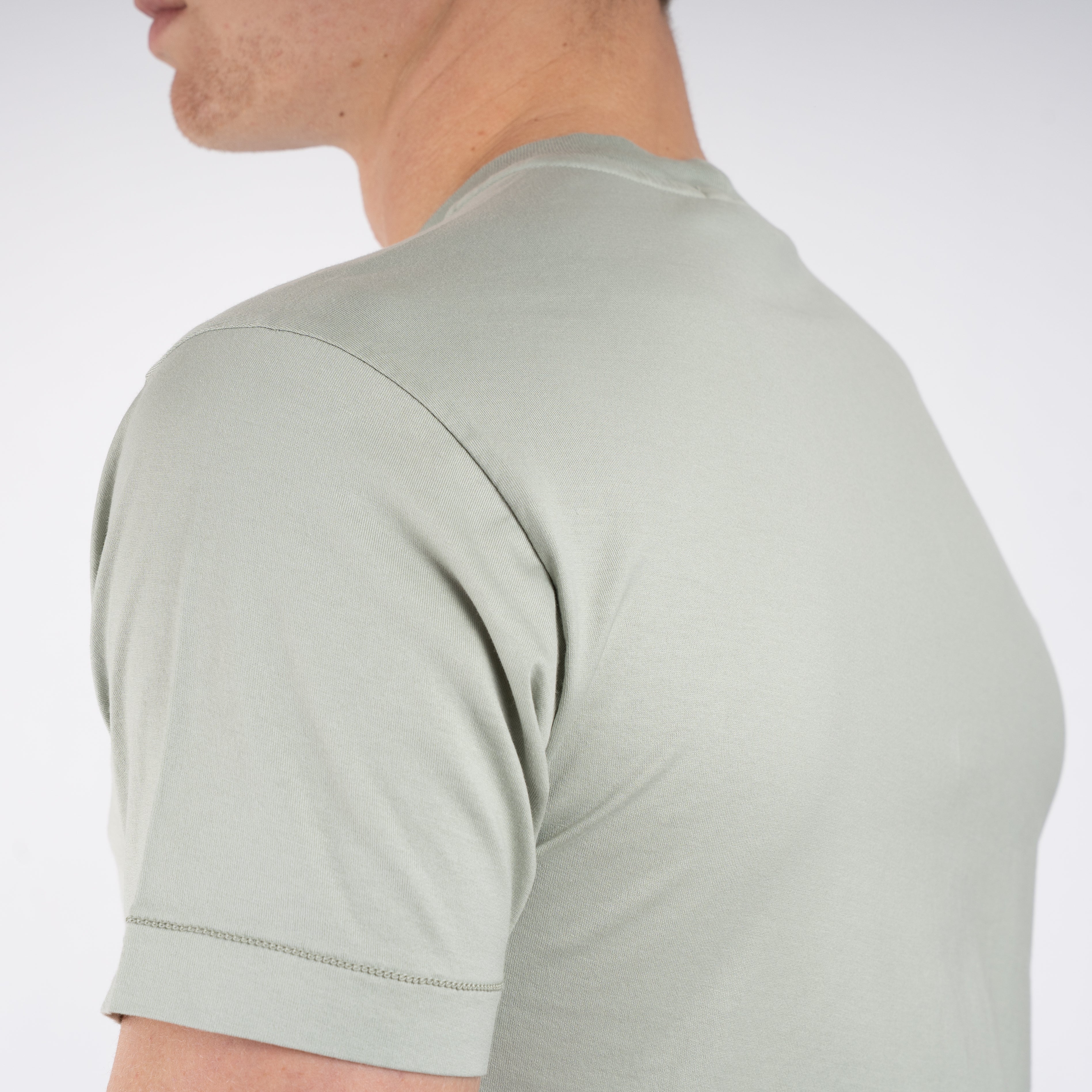 Stone Island T-Shirt Lichtgroen | 60/2 Cotton Jersey