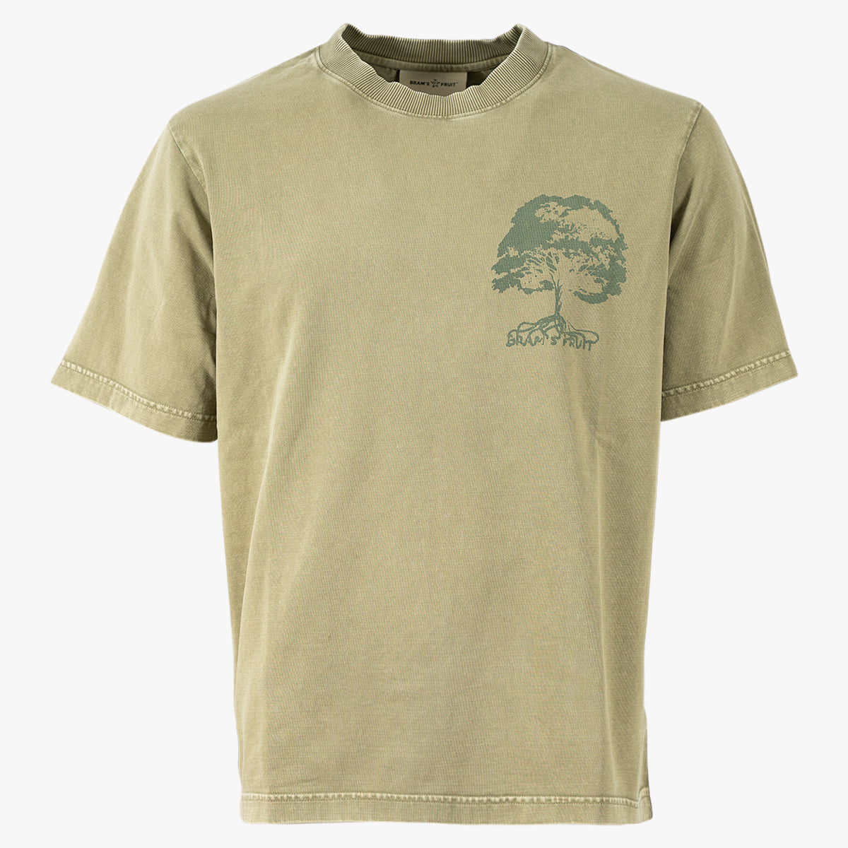 Bram's Fruit T-Shirt Backprint Groen | Roots T-Shirt
