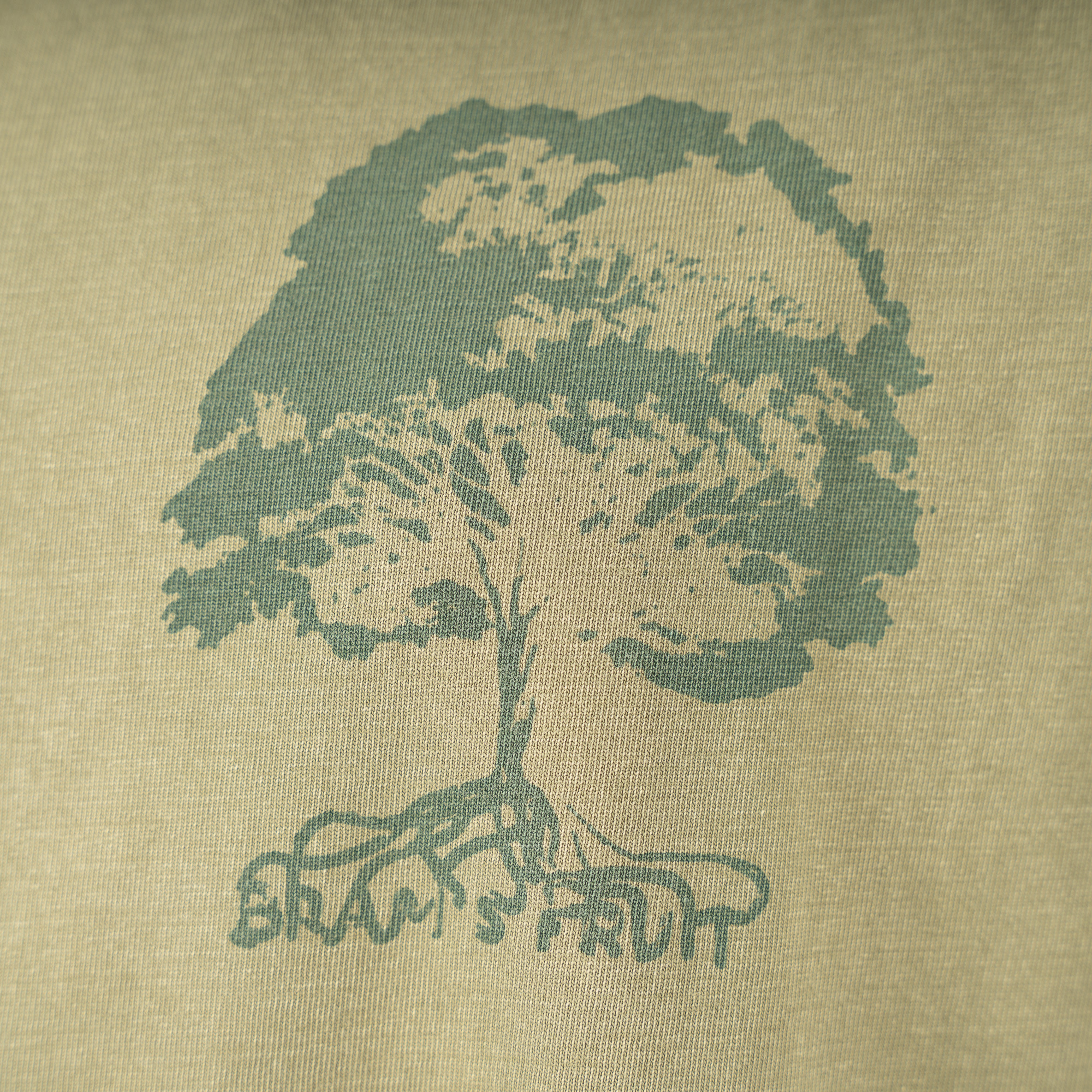 Bram's Fruit T-Shirt Backprint Groen | Roots T-Shirt