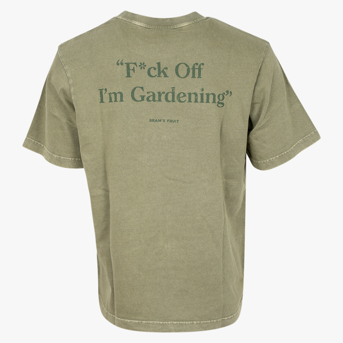 Bram's Fruit T-Shirt Backprint Groen | F*ck Off Distressed