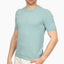 Gran Sasso T-Shirt Aquablauw | Boucle Knit