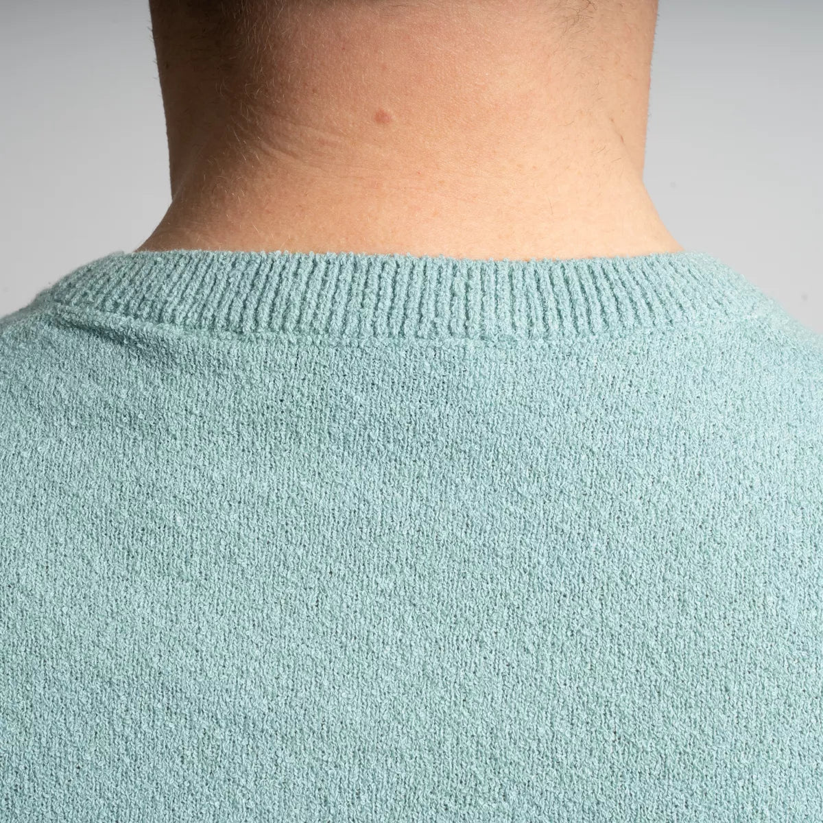 Gran Sasso T-Shirt Aquablauw | Boucle Knit