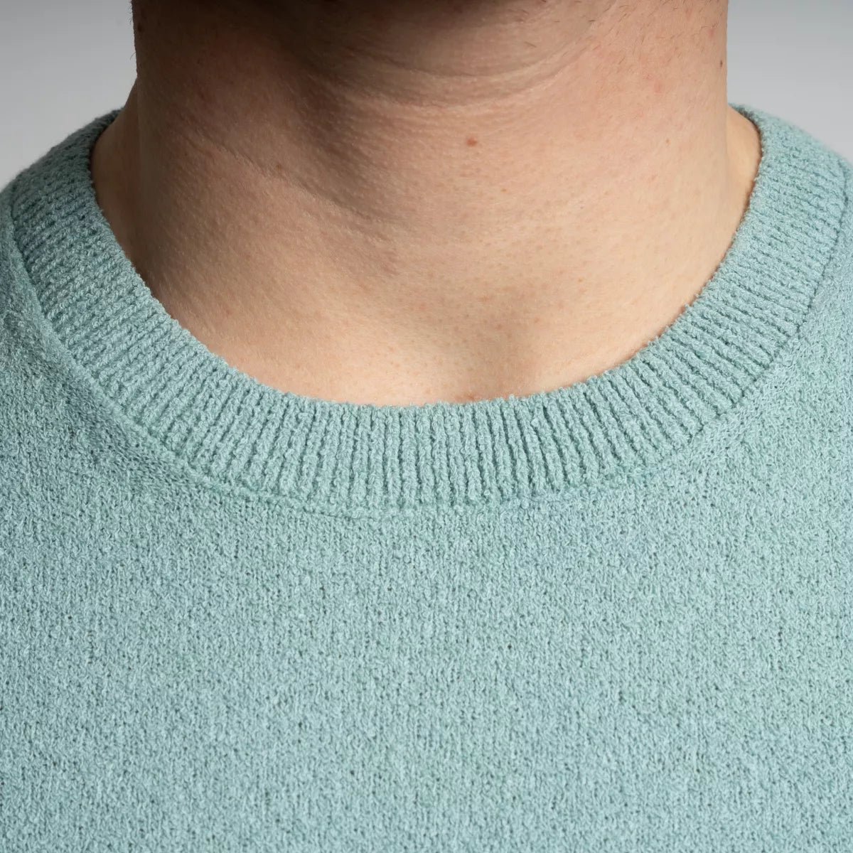 Gran Sasso T-Shirt Aquablauw | Boucle Knit