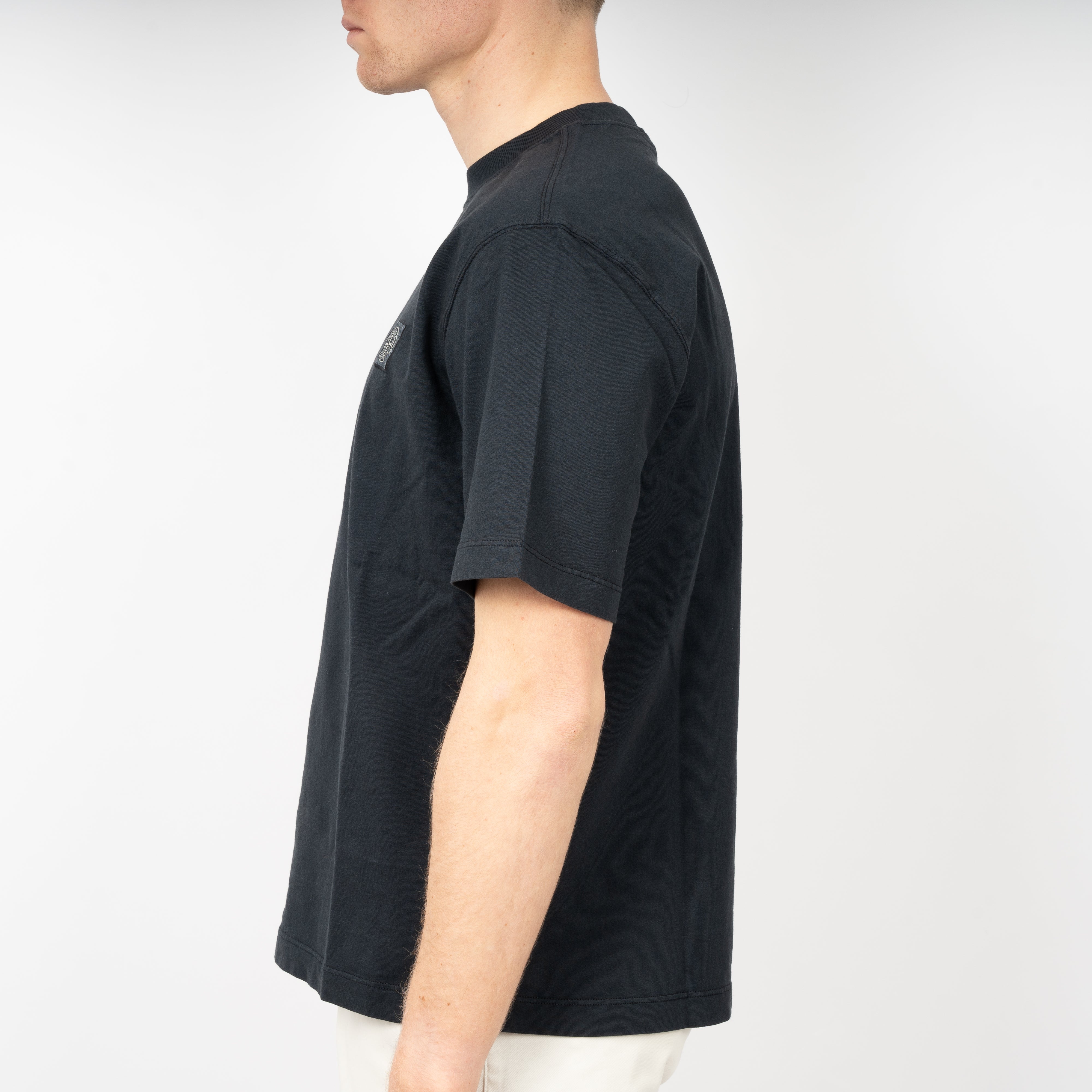 Stone Island Shirt Donkerblauw | Combed Cotton Jersey