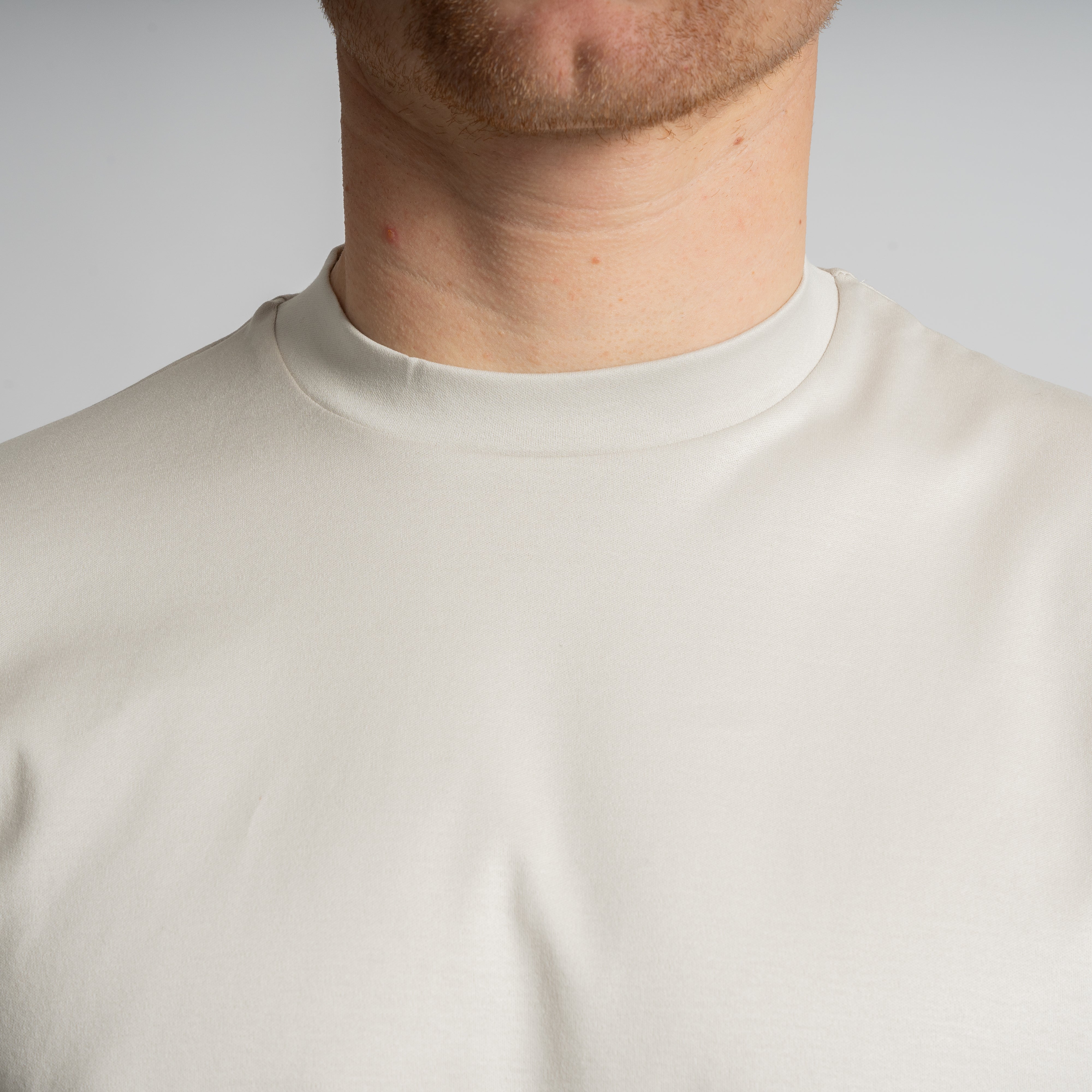 Valenza T-Shirt Parelgrijs | Interlock Supima Cotton