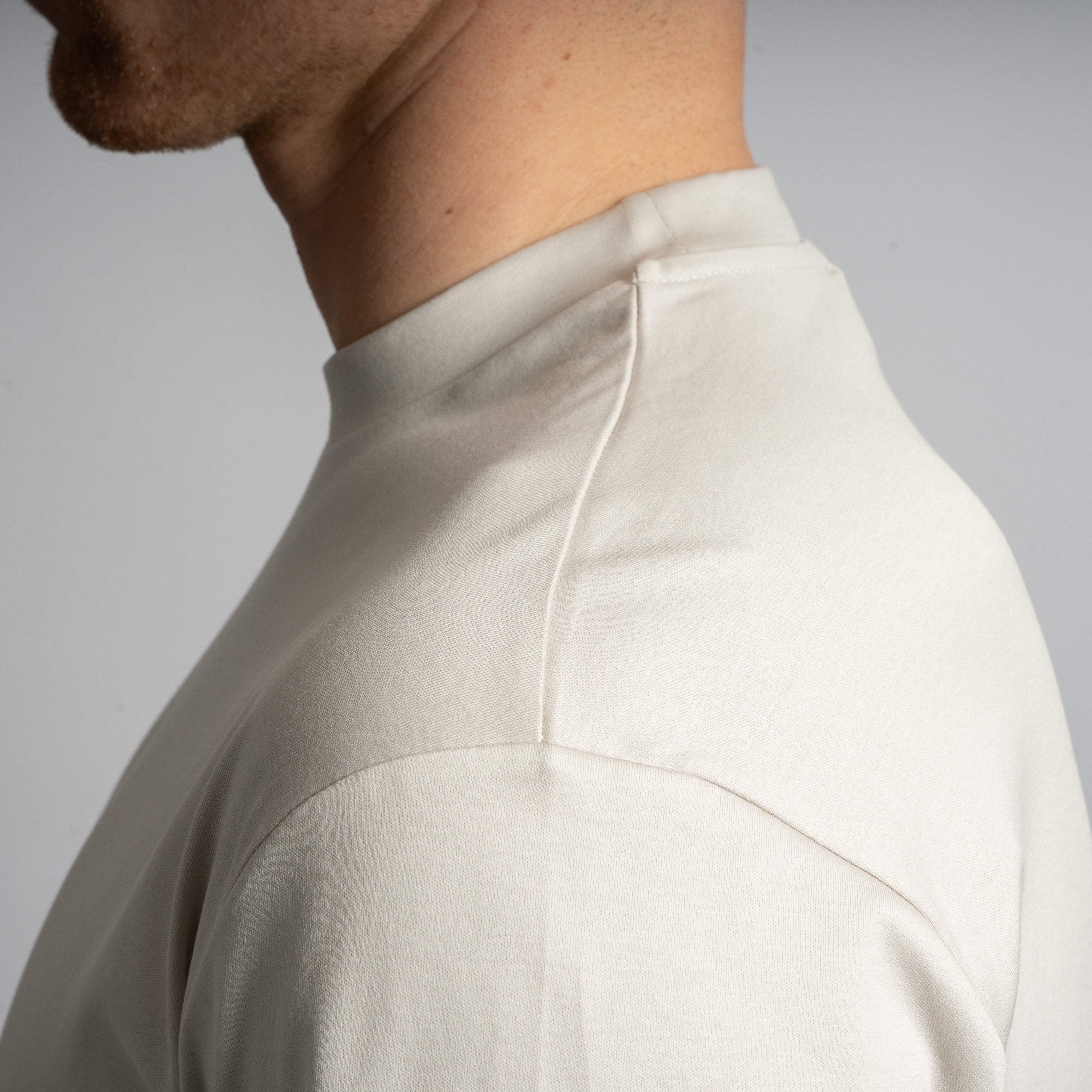 Valenza T-Shirt Parelgrijs | Interlock Supima Cotton