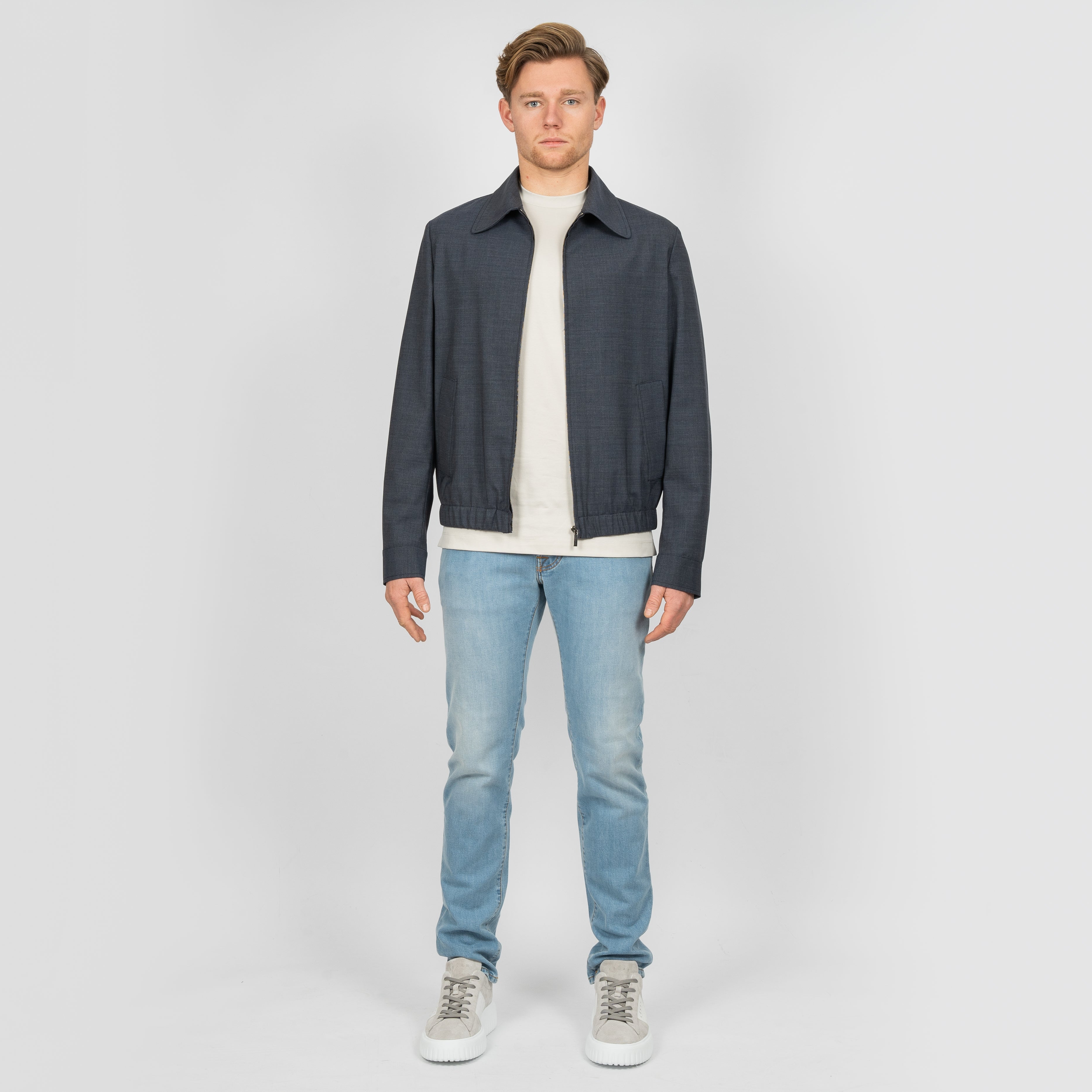 Valenza T-Shirt Parelgrijs | Interlock Supima Cotton