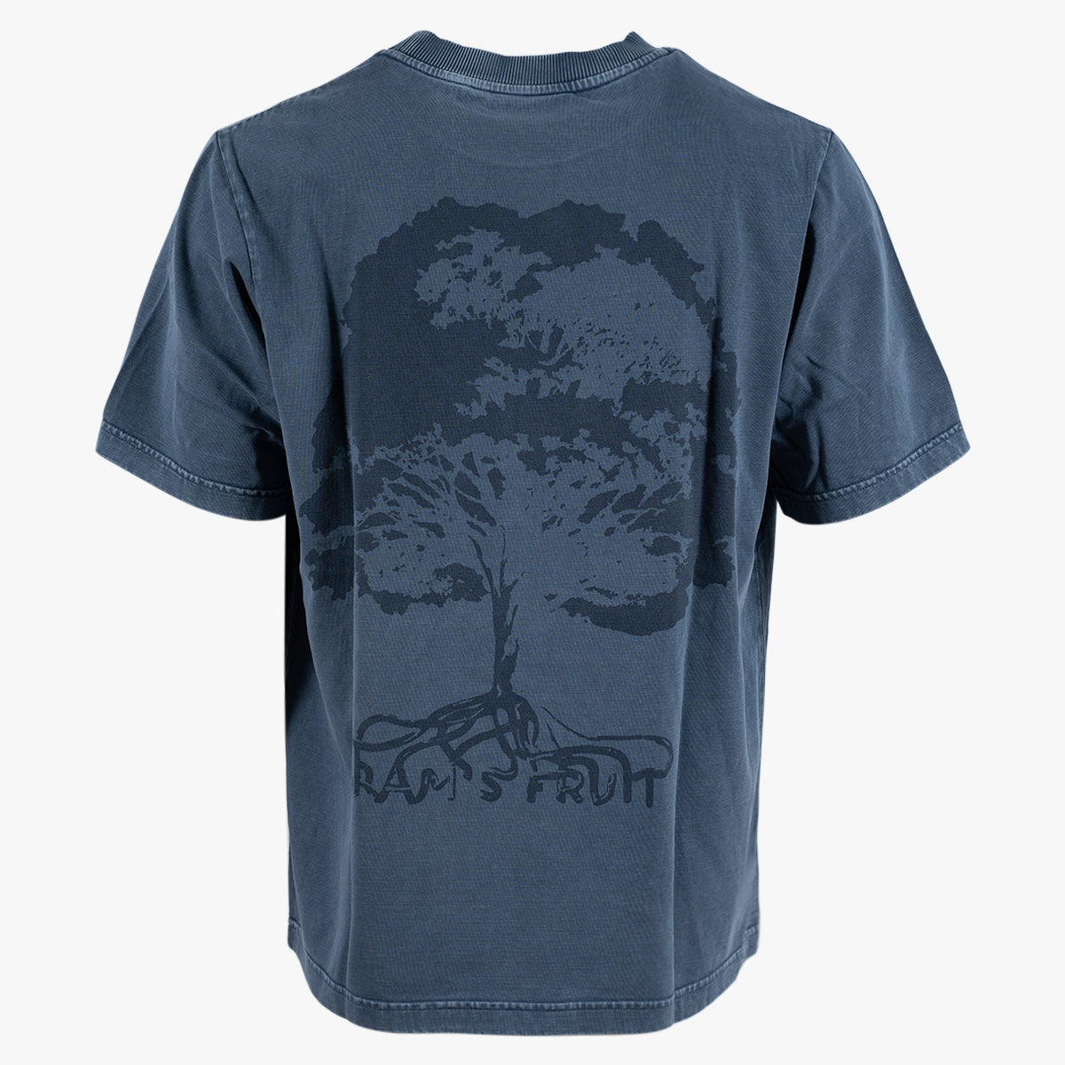 Bram's Fruit T-Shirt Backprint Blauw | Roots T-Shirt
