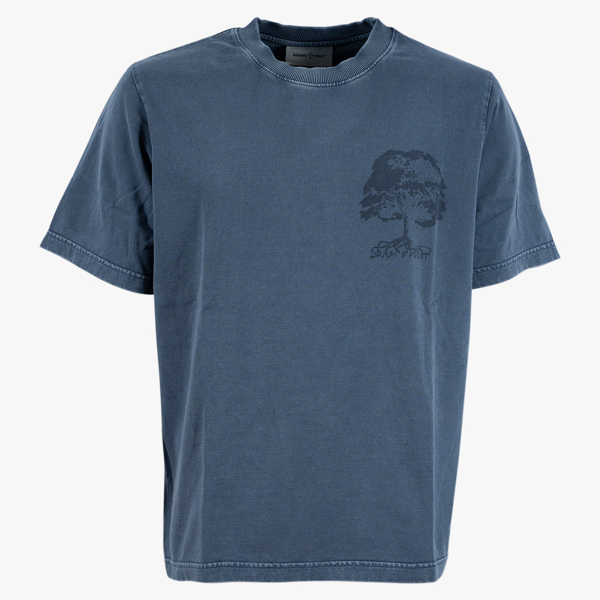 Bram's Fruit T-Shirt Backprint Blauw | Roots T-Shirt