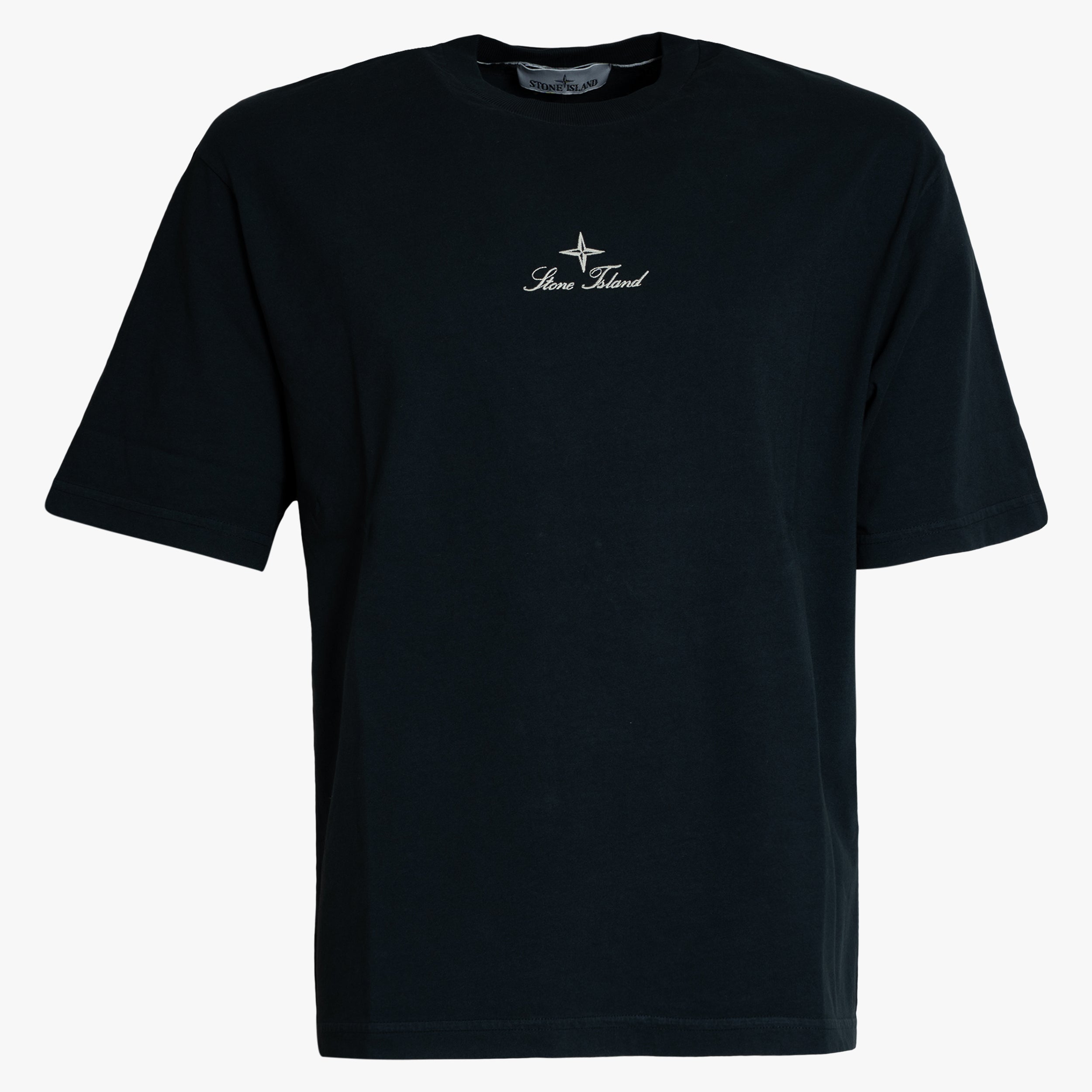 Stone Island T-Shirt Backprint Blauw | Multiaxial_Sashiko