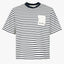 Bram's Fruit T-Shirt Blauw Gestreept | Varsity Striped
