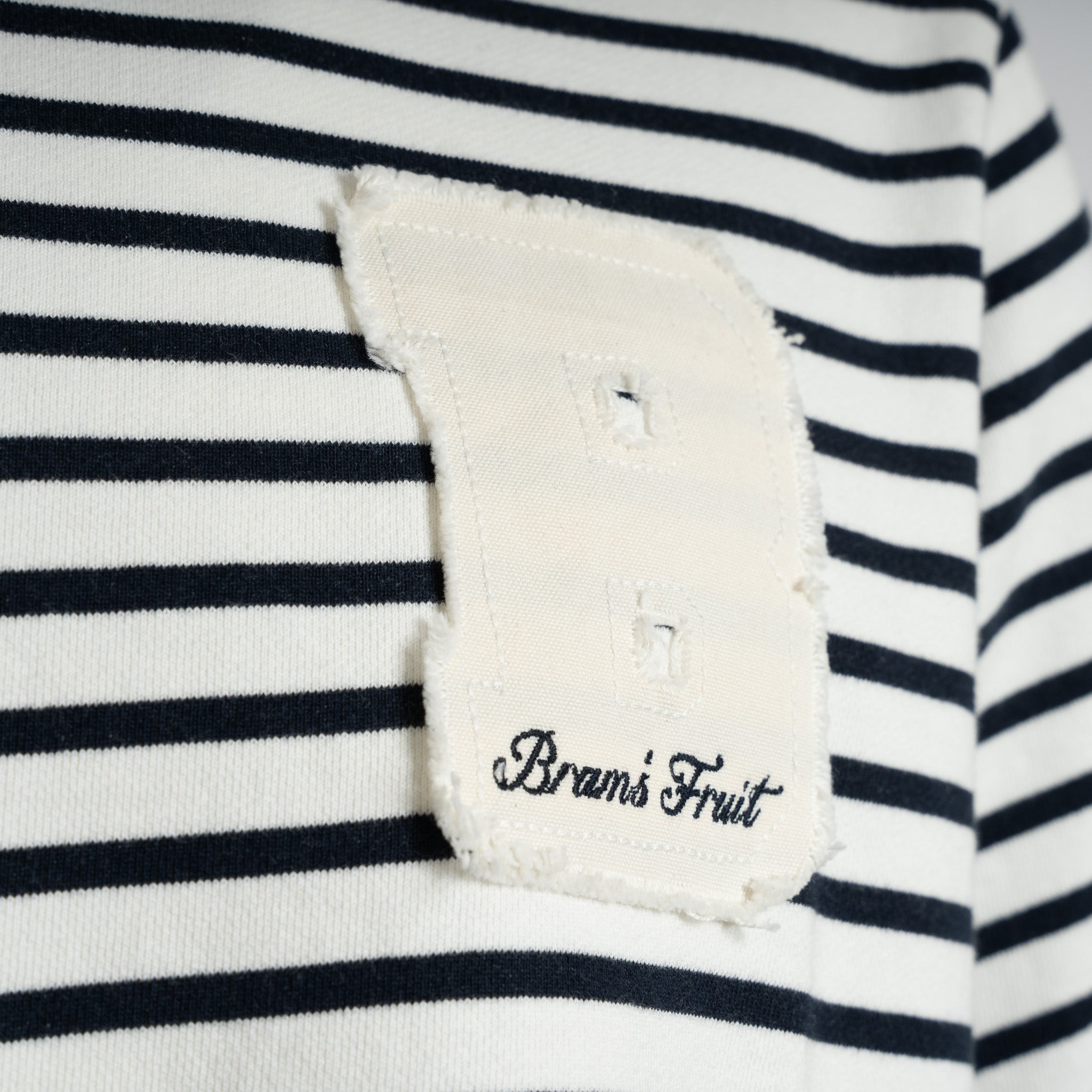 Bram's Fruit T-Shirt Blauw Gestreept | Varsity Striped