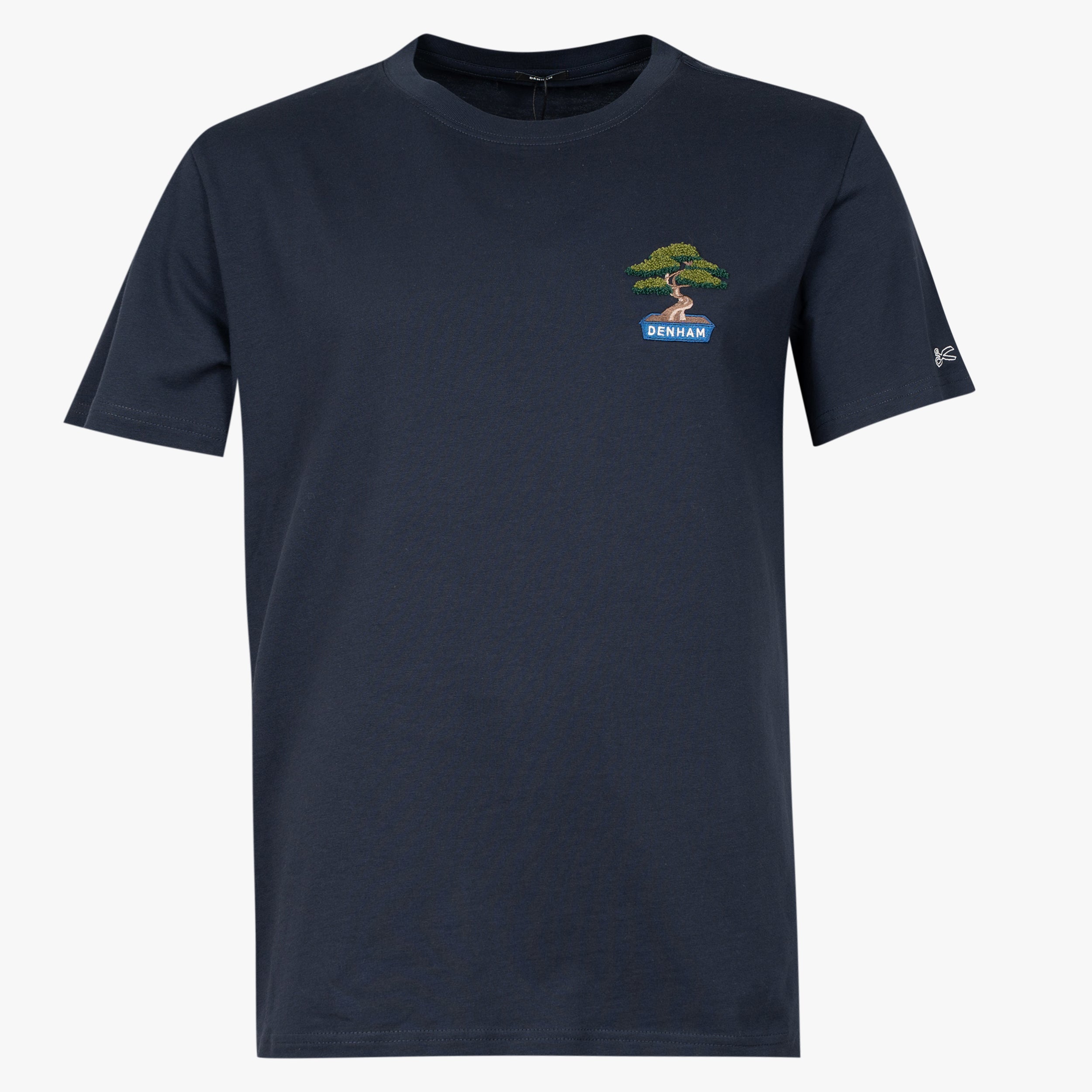 Denham T-Shirt Donkerblauw | Bonsai