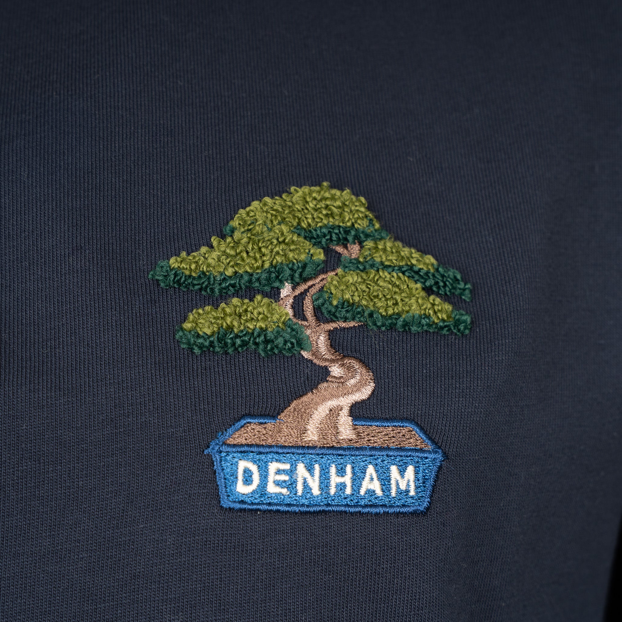 Denham T-Shirt Donkerblauw | Bonsai