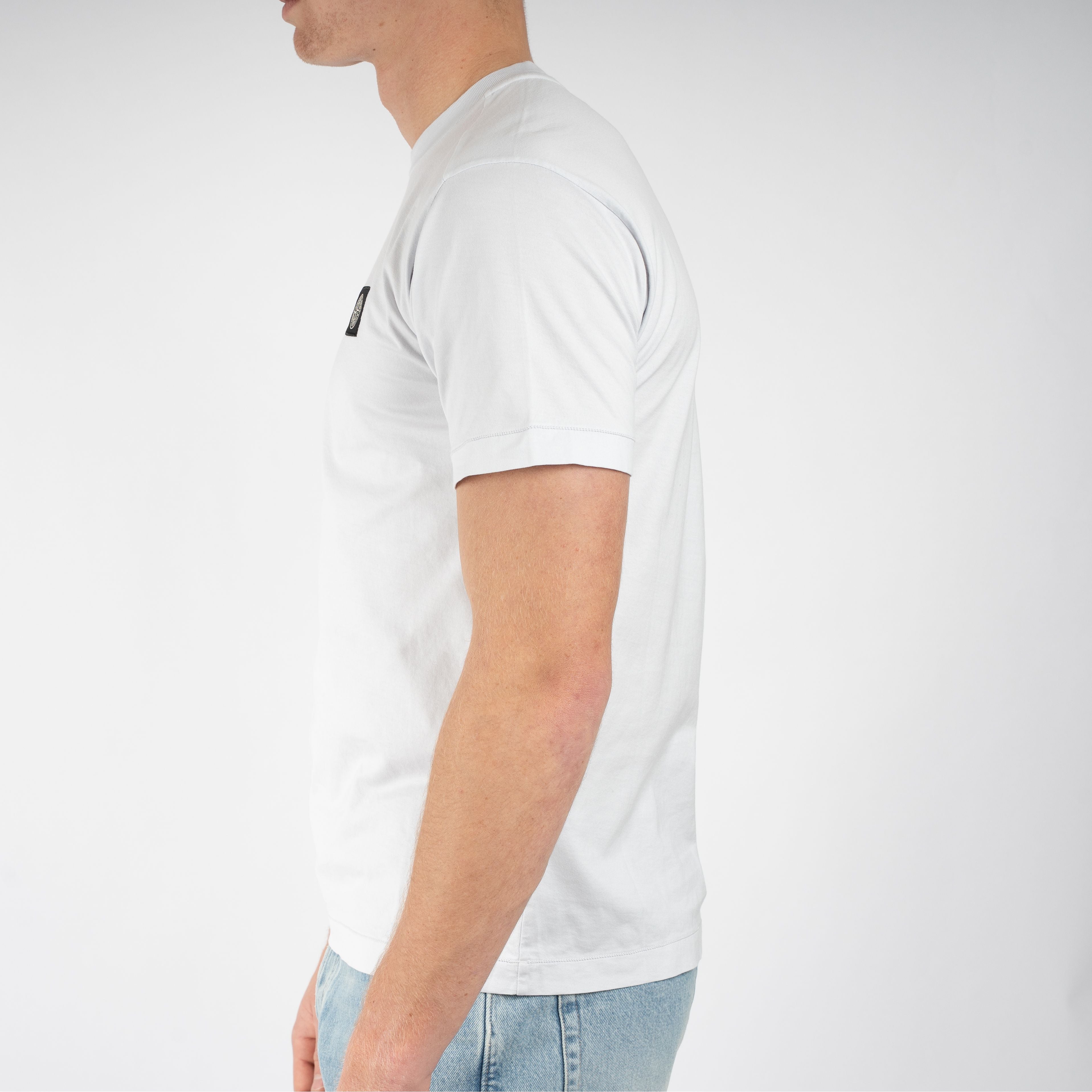 Stone Island T-Shirt Lichtblauw | 60/2 Cotton Jersey