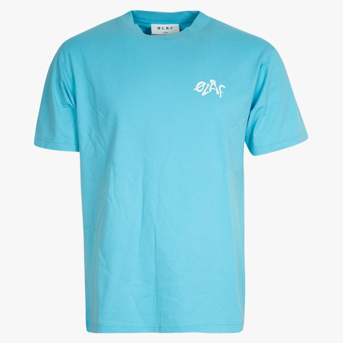 Olaf T-Shirt met Backprint Lichtblauw | Tag Tee