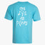 Olaf T-Shirt met Backprint Lichtblauw | Tag Tee