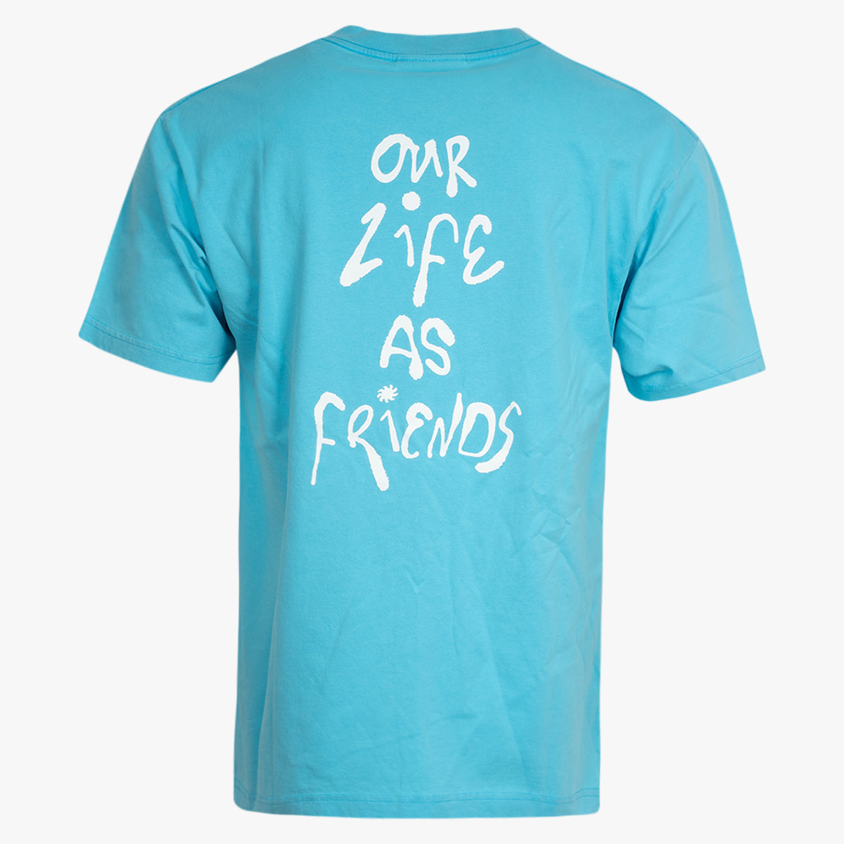 Olaf T-Shirt met Backprint Lichtblauw | Tag Tee