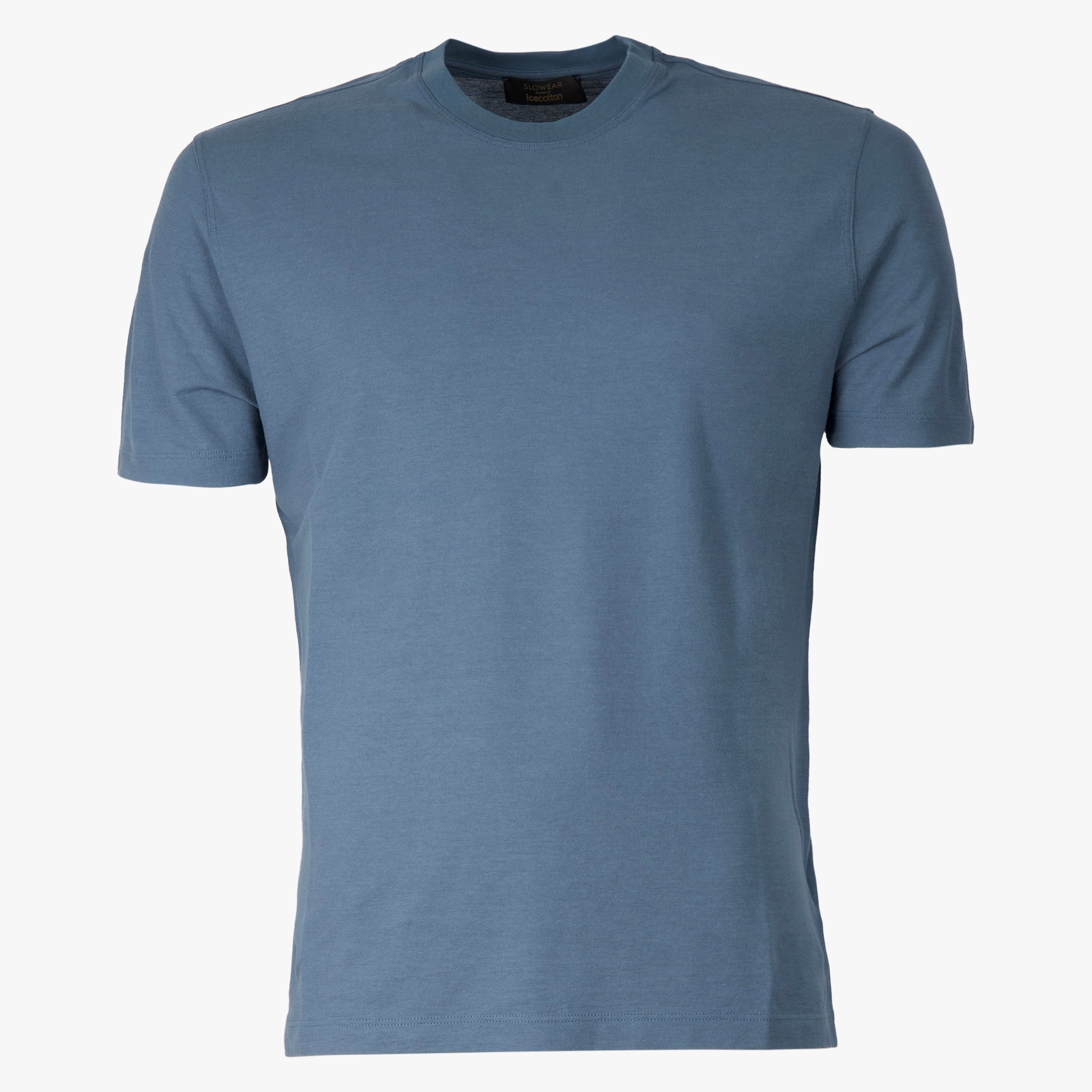 Zanone T-Shirt Middenblauw | IceCotton