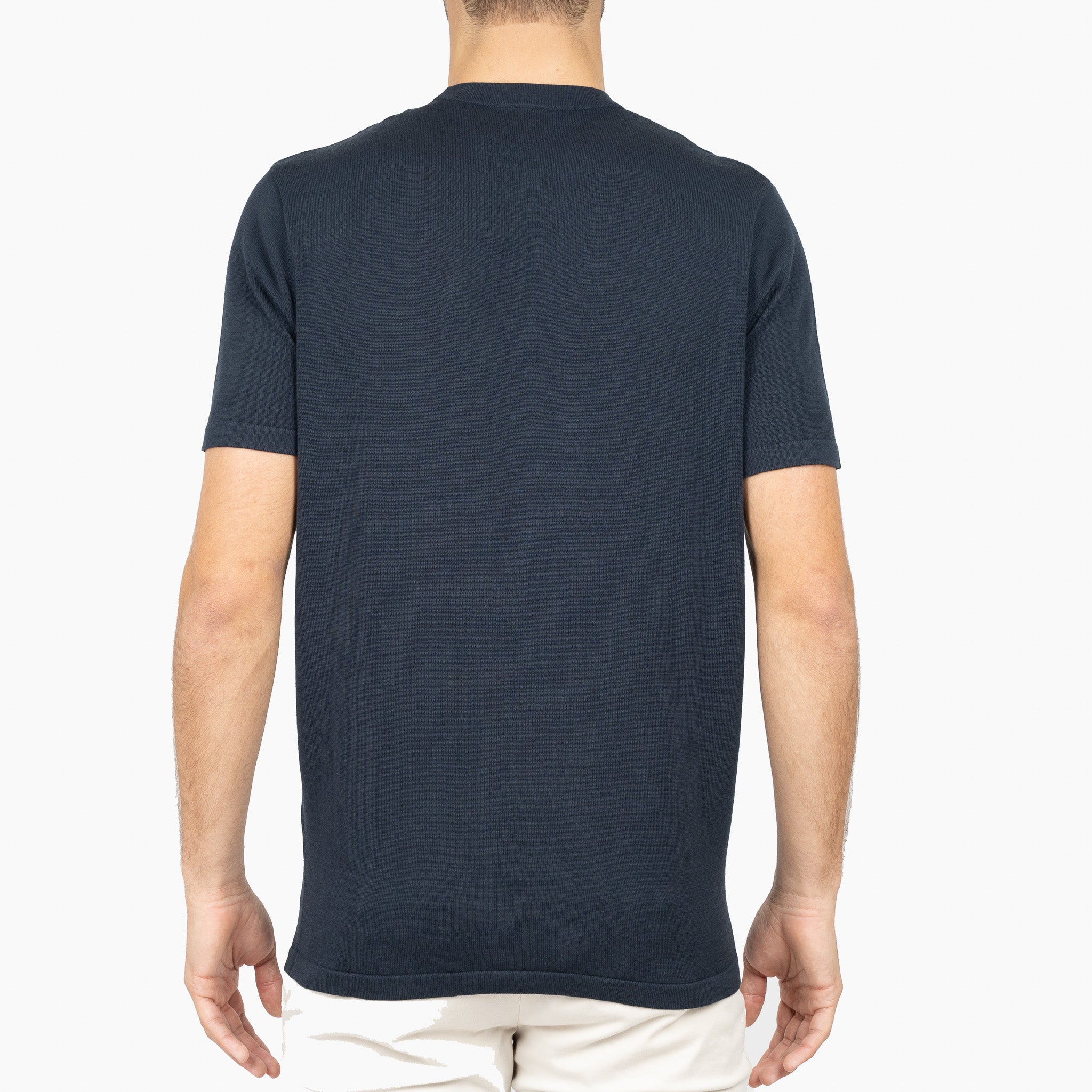 SEVEN DIALS Gebreid T-Shirt Blauw | Faun