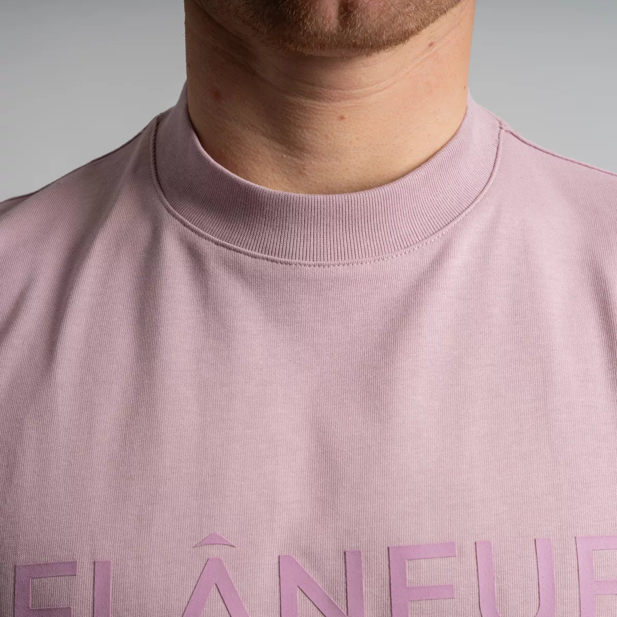 Flaneur Shirt Paars | Tonal Logo