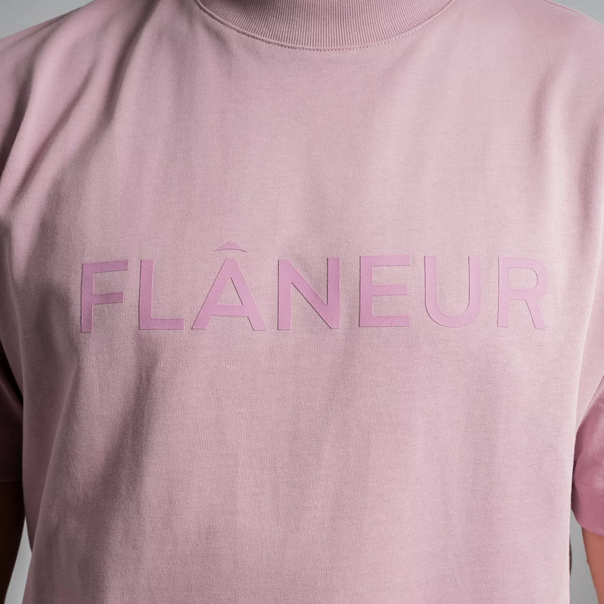 Flaneur Shirt Paars | Tonal Logo