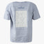 Stone Island T-Shirt Met Backprint Lila | Construction Lines