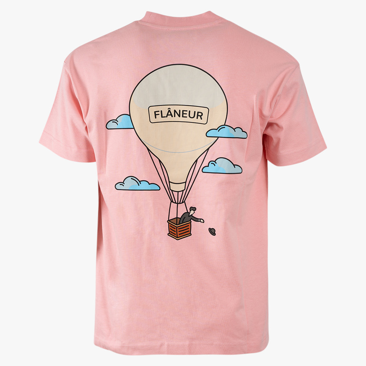 Flaneur T-shirt roze | AÉRONAUTIQUE