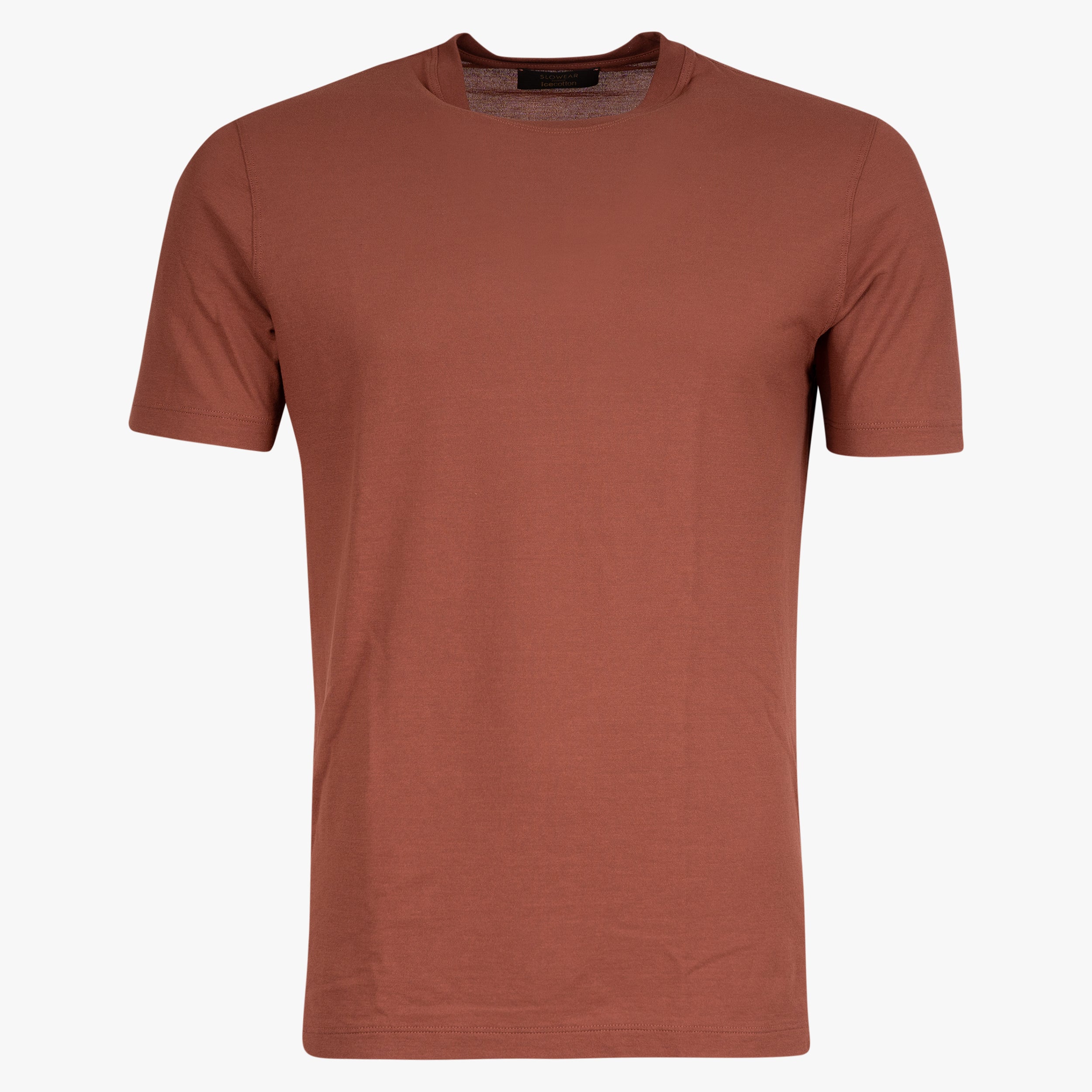 Zanone T-Shirt Roestbruin | IceCotton