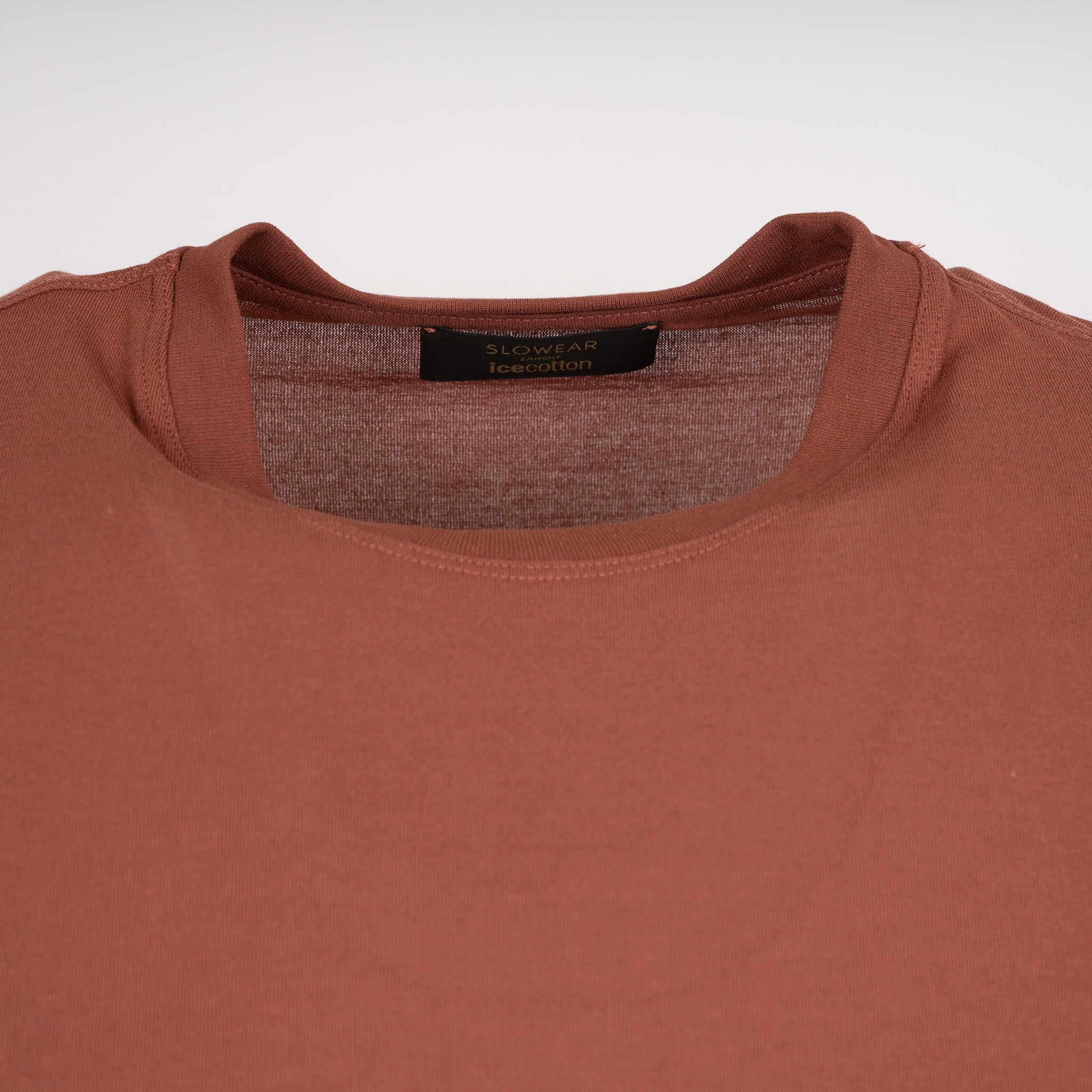 Zanone T-Shirt Roestbruin | IceCotton