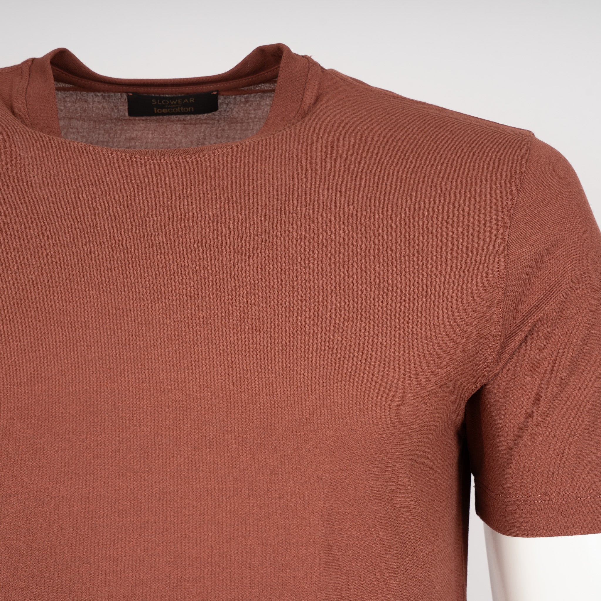Zanone T-Shirt Roestbruin | IceCotton