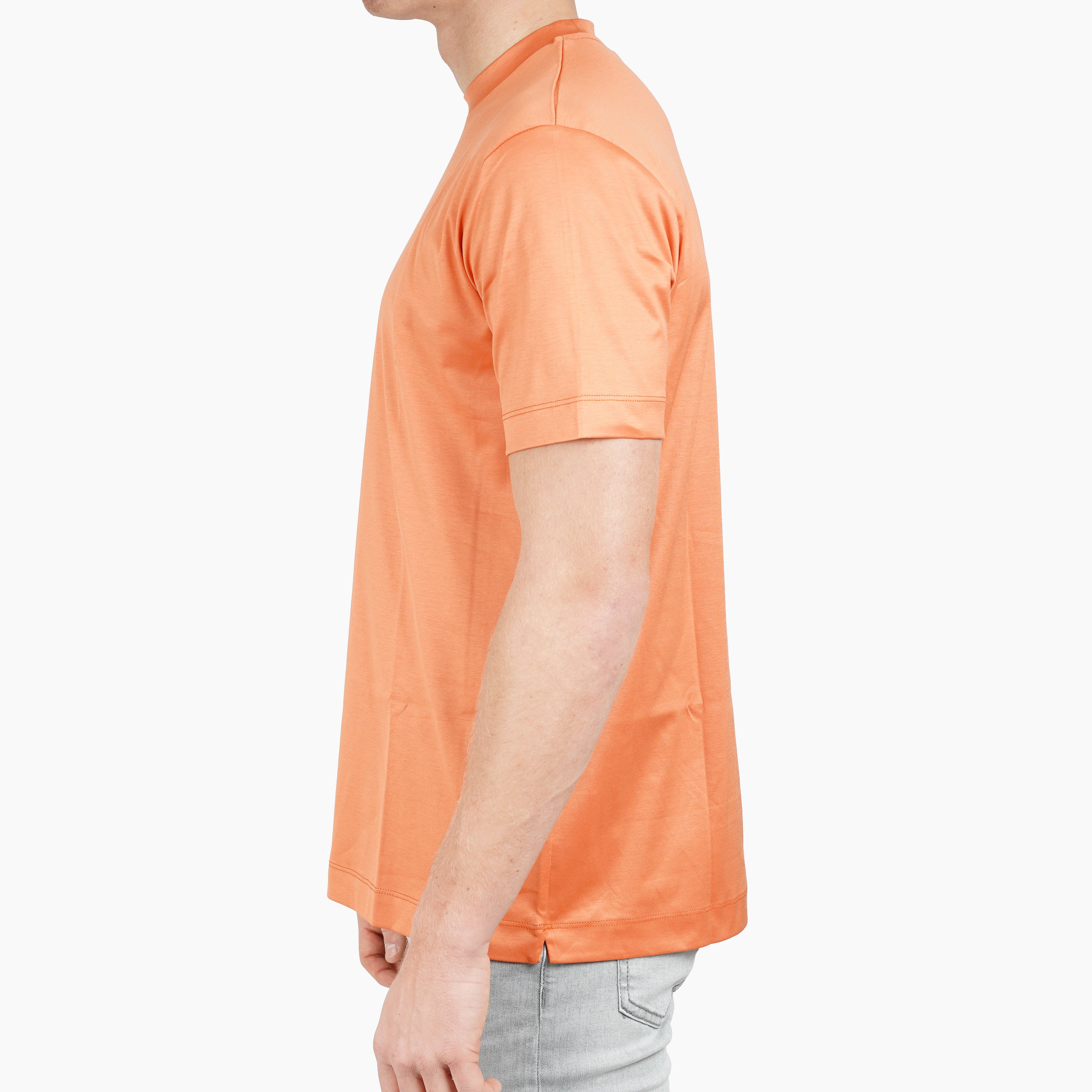 Valenza T-Shirt Oranje | Interlock Supima Cotton