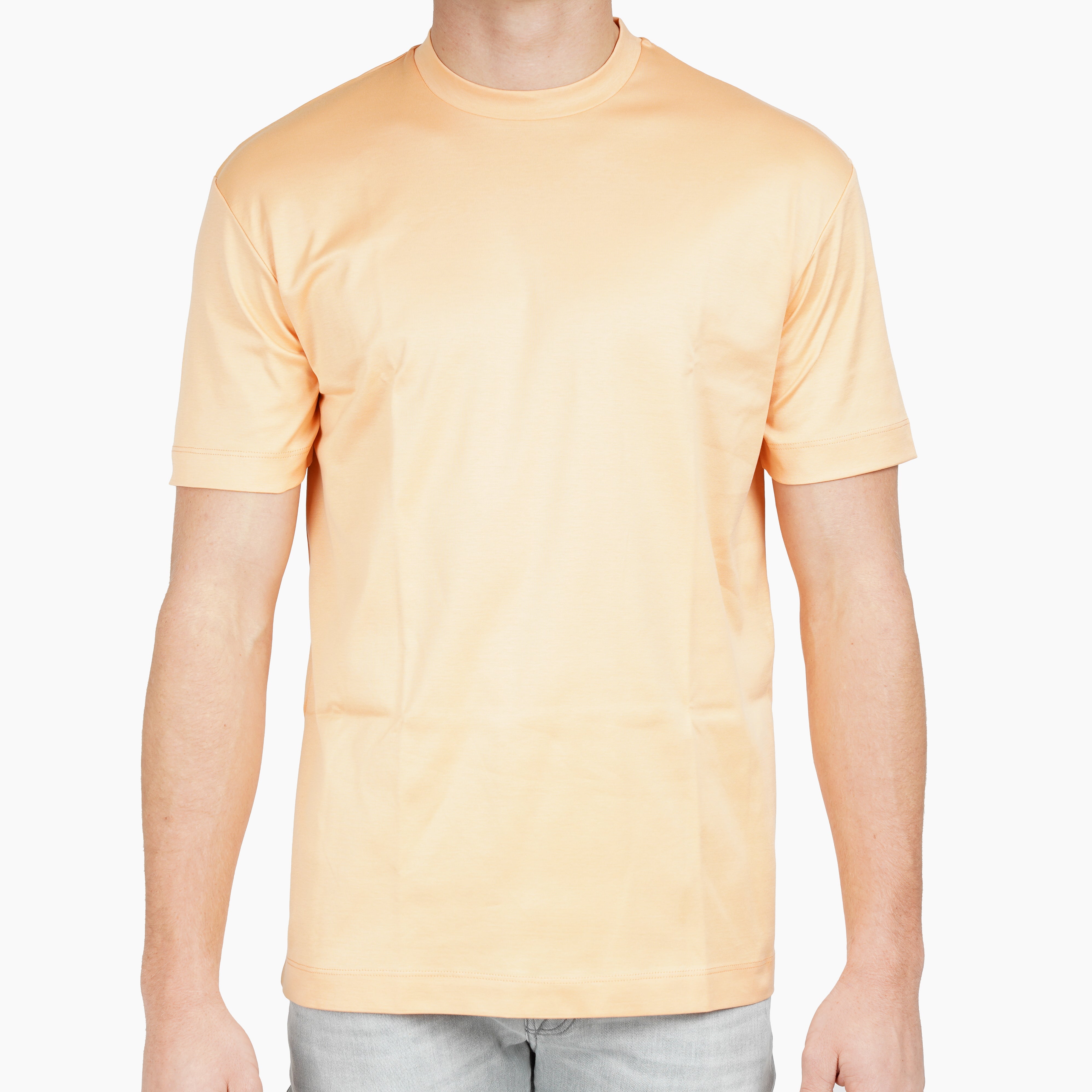Valenza T-Shirt Licht Oranje | Interlock Supima Cotton