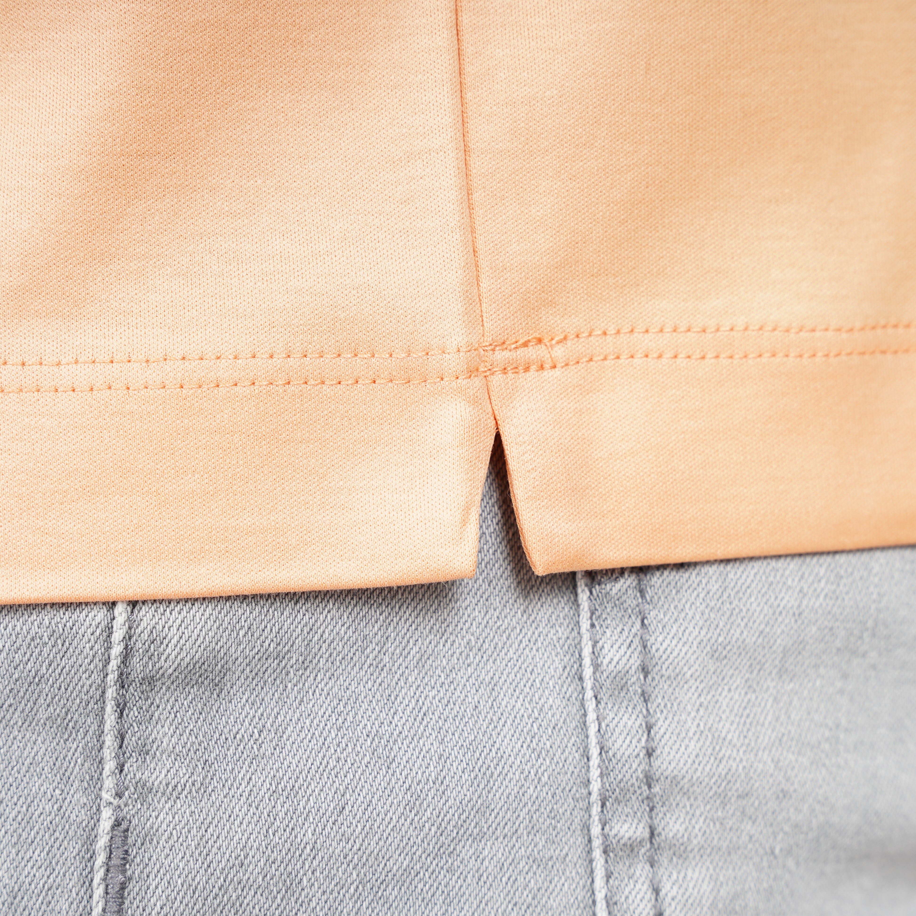 Valenza T-Shirt Licht Oranje | Interlock Supima Cotton